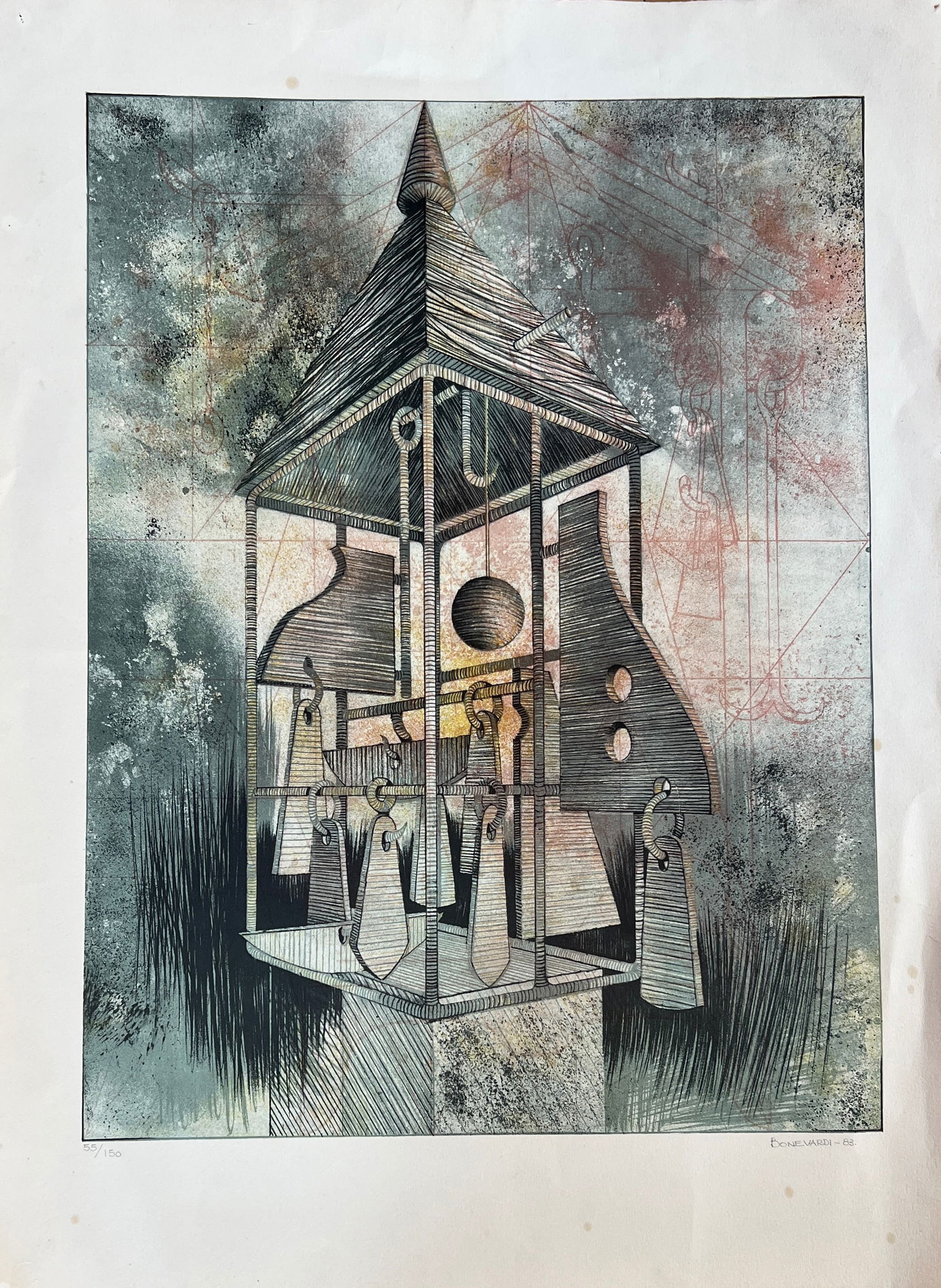 Marcelo Bonevardi (Argentina 1929-1994) Signed (1 of 4)