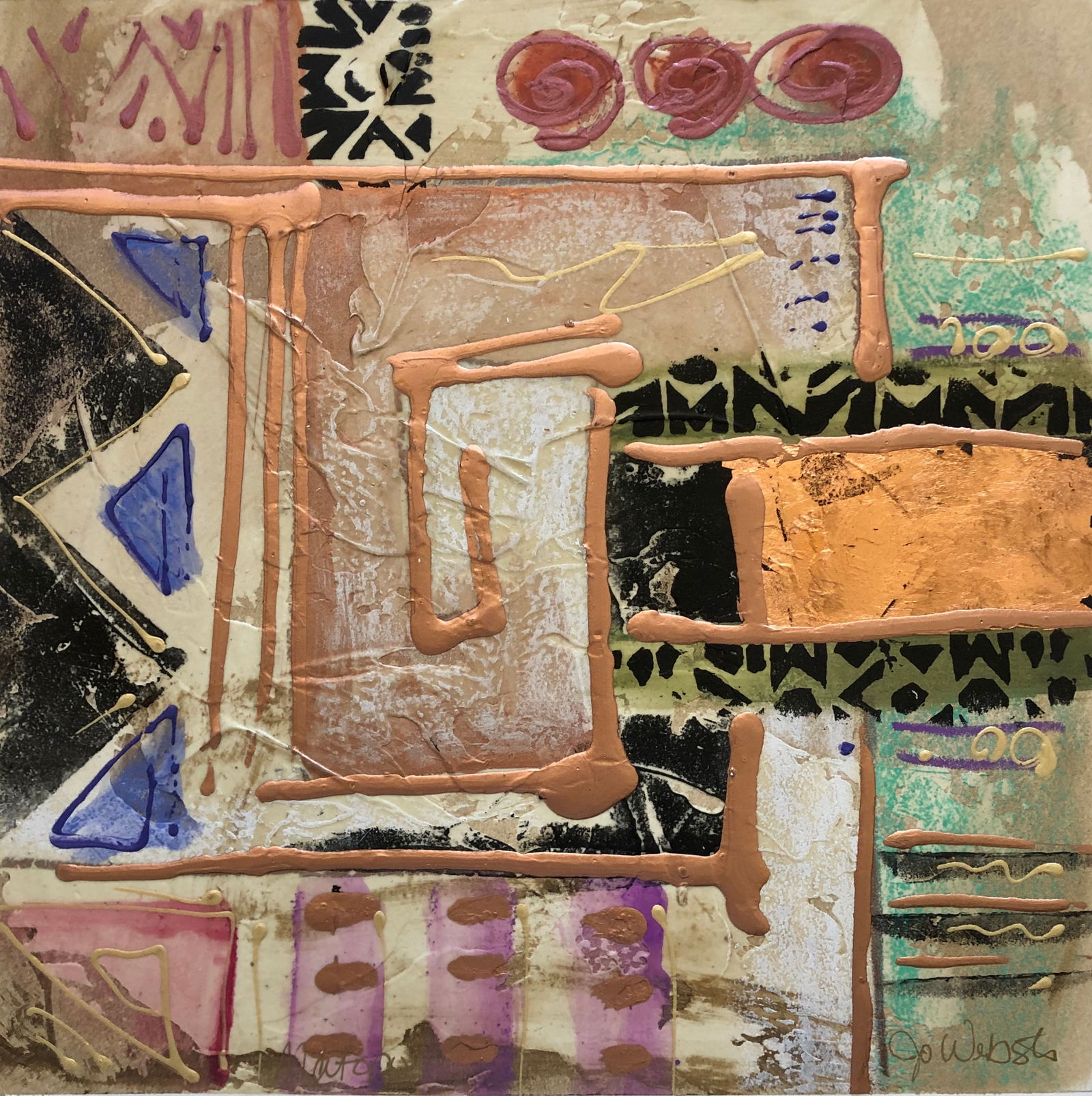 Jo Webster- Mix Medium Painting - 2