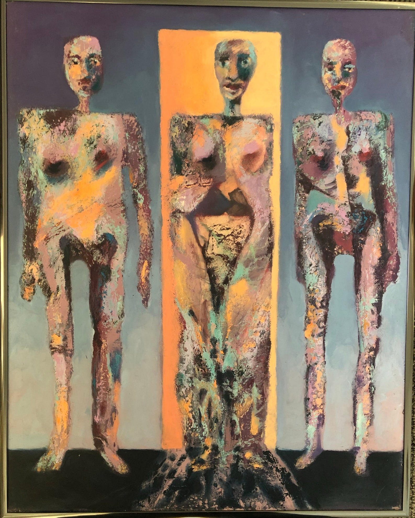 Ellen Kieffer- Painted Photograph: Ellen Kieffer - Painted Photograph Title: The Outsider Signed/Dated 1987 on verso. Frame: 20 1/4 x 16 1/4 Great work.