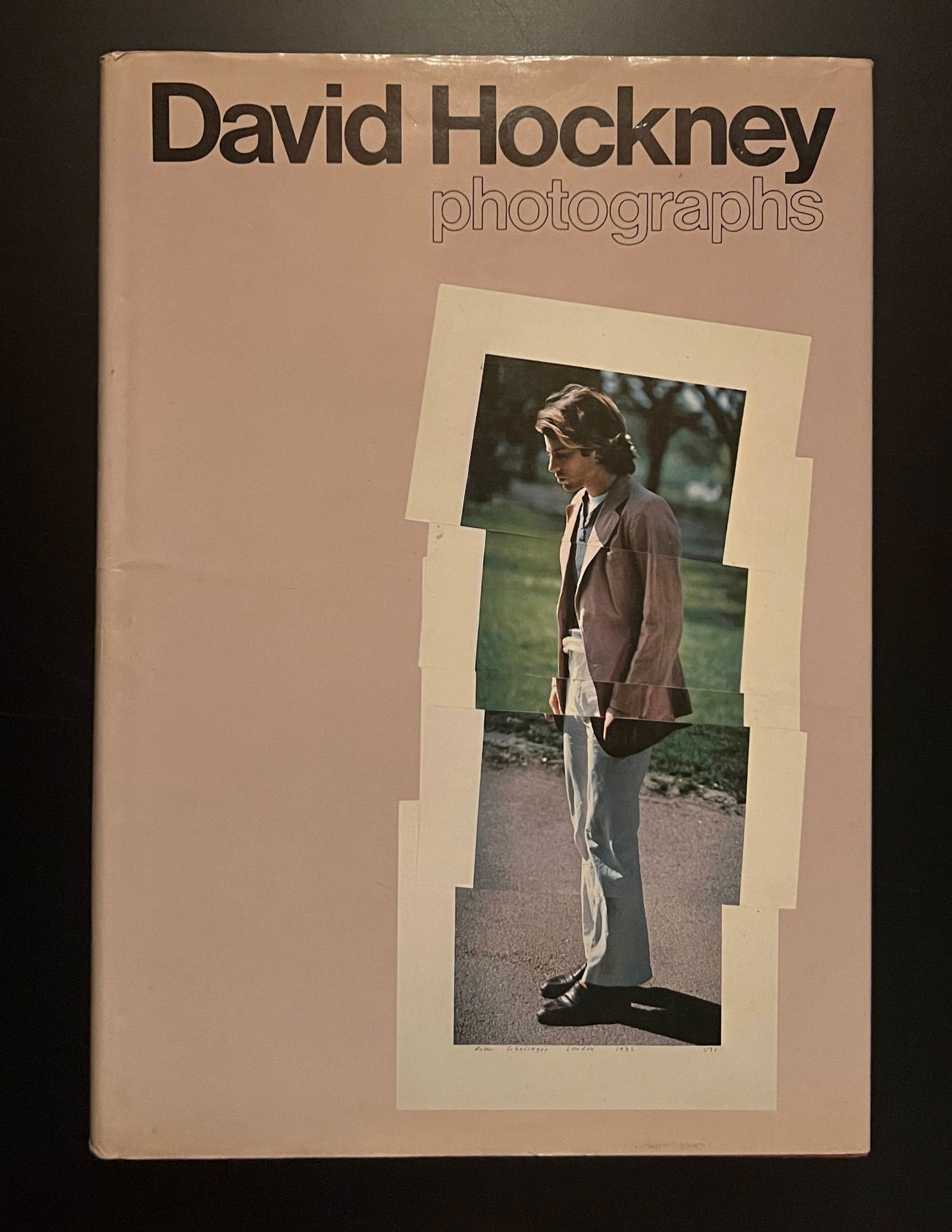 David Hockney -SIGNED book "David Hockney Photographs" FIRST Edition: David Hockney - SIGNED book " David Hockney Photographs" Inscribed in red and green paint " For Joan" Signed David Hockney in ink. Joan was an artist who emulated Hockney. The book printed in