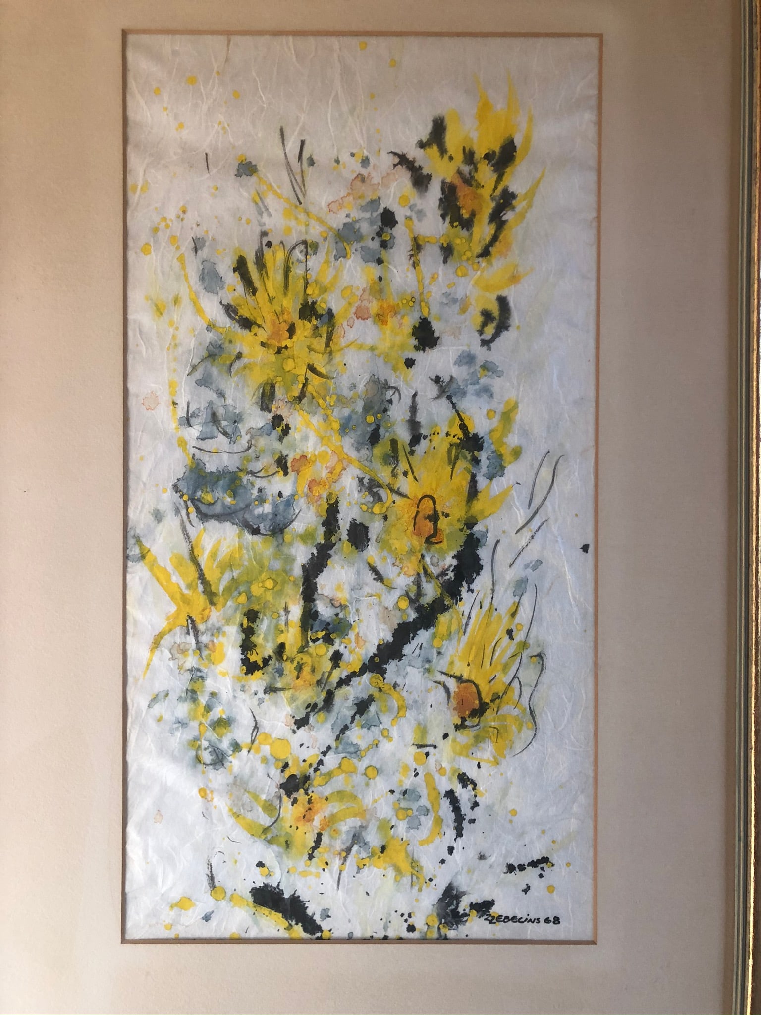 Mid Century Watercolor -signed/dated - 2