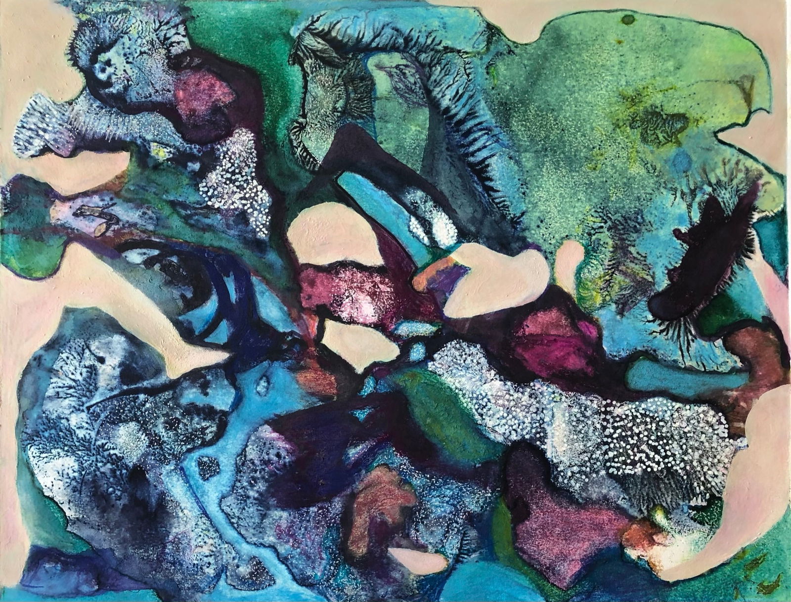 Ellen Kieffer- Monoprint - 2