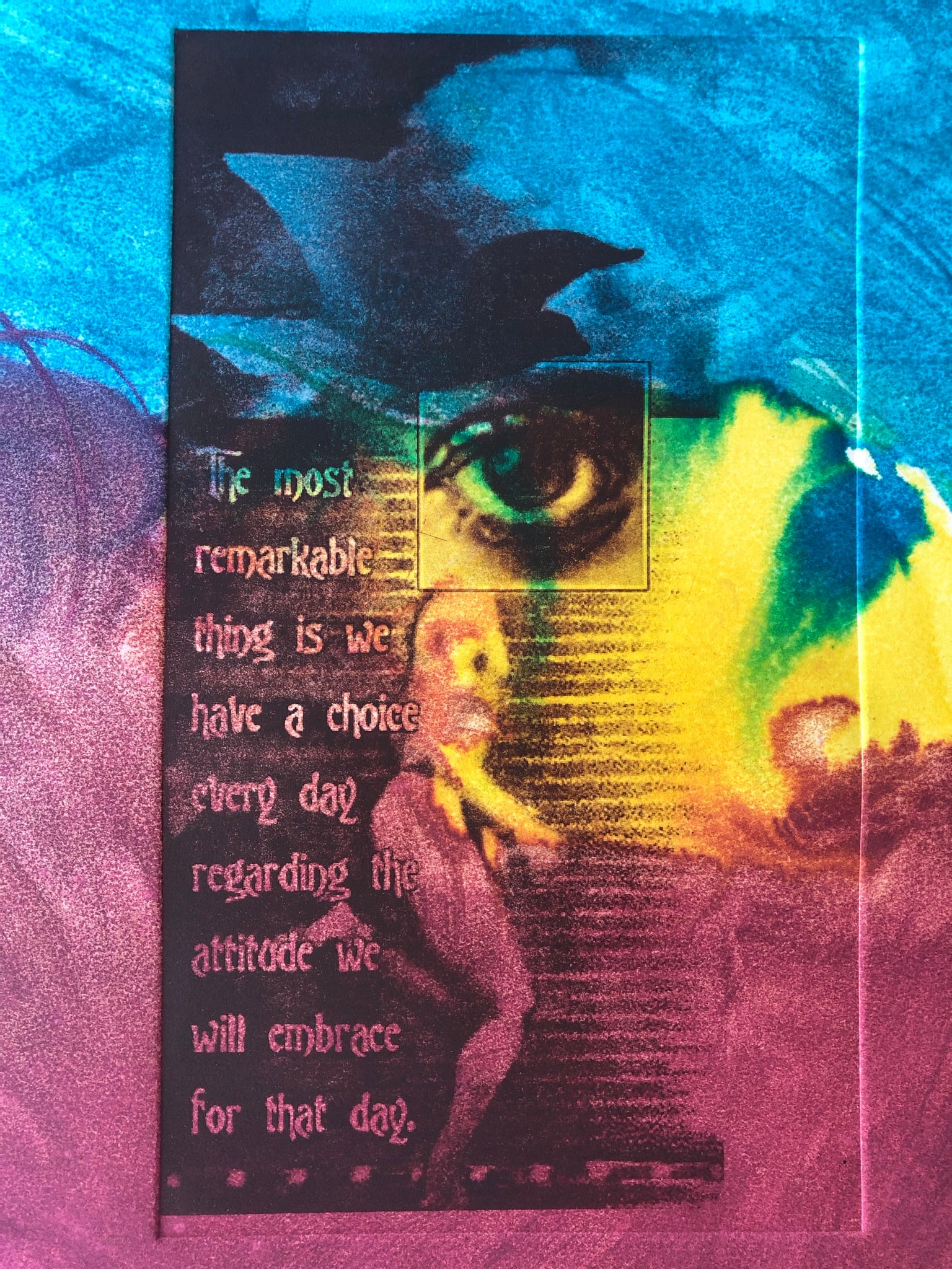 Ellen Kieffer- monoprint - 2