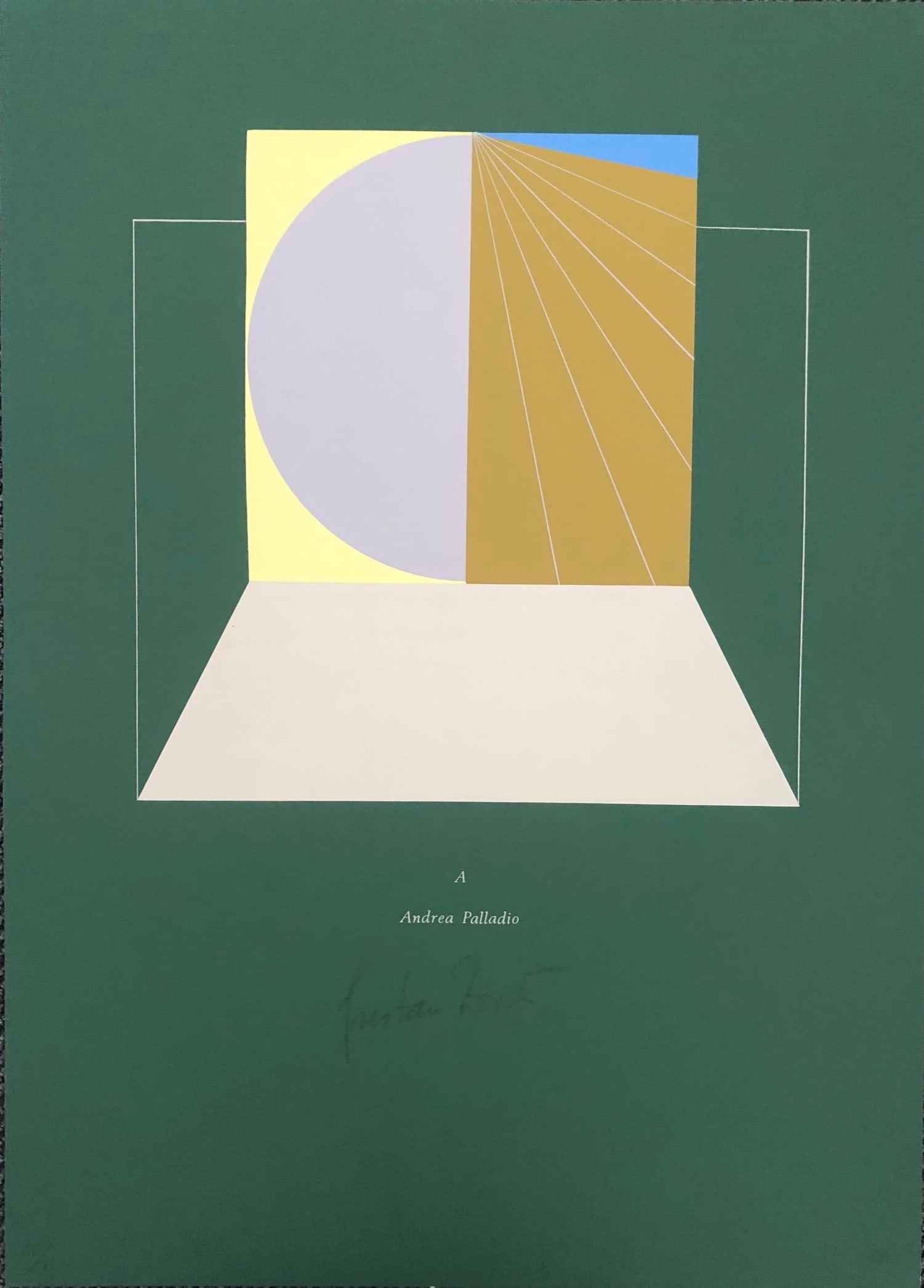 Gustavo Torner (b. 1925) 1972 Lithograph Signed: Gustavo Torner (b. 1925) Lithograph from the series " Serie Sur Geometries " year : 1972 signed, titled and dated. On board. Edition total : 75 (other lithos listed) He is one of the