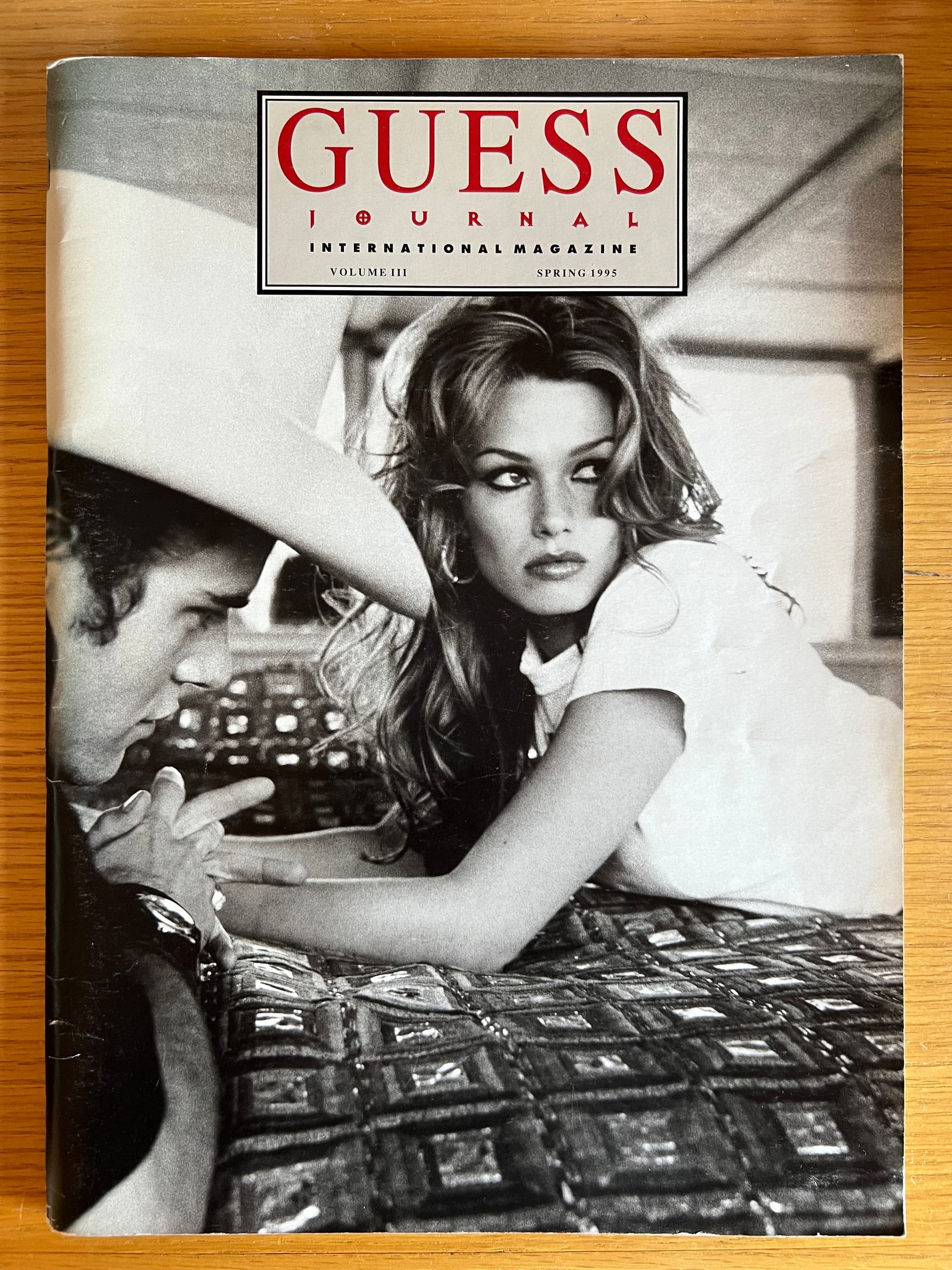 Guess International Journal Vintage Magazine: Guess International Journal Magazine - Vintage Spring 1995 Dimension: 15 1/2 x 11 1/4" 115 pages. Beautiful