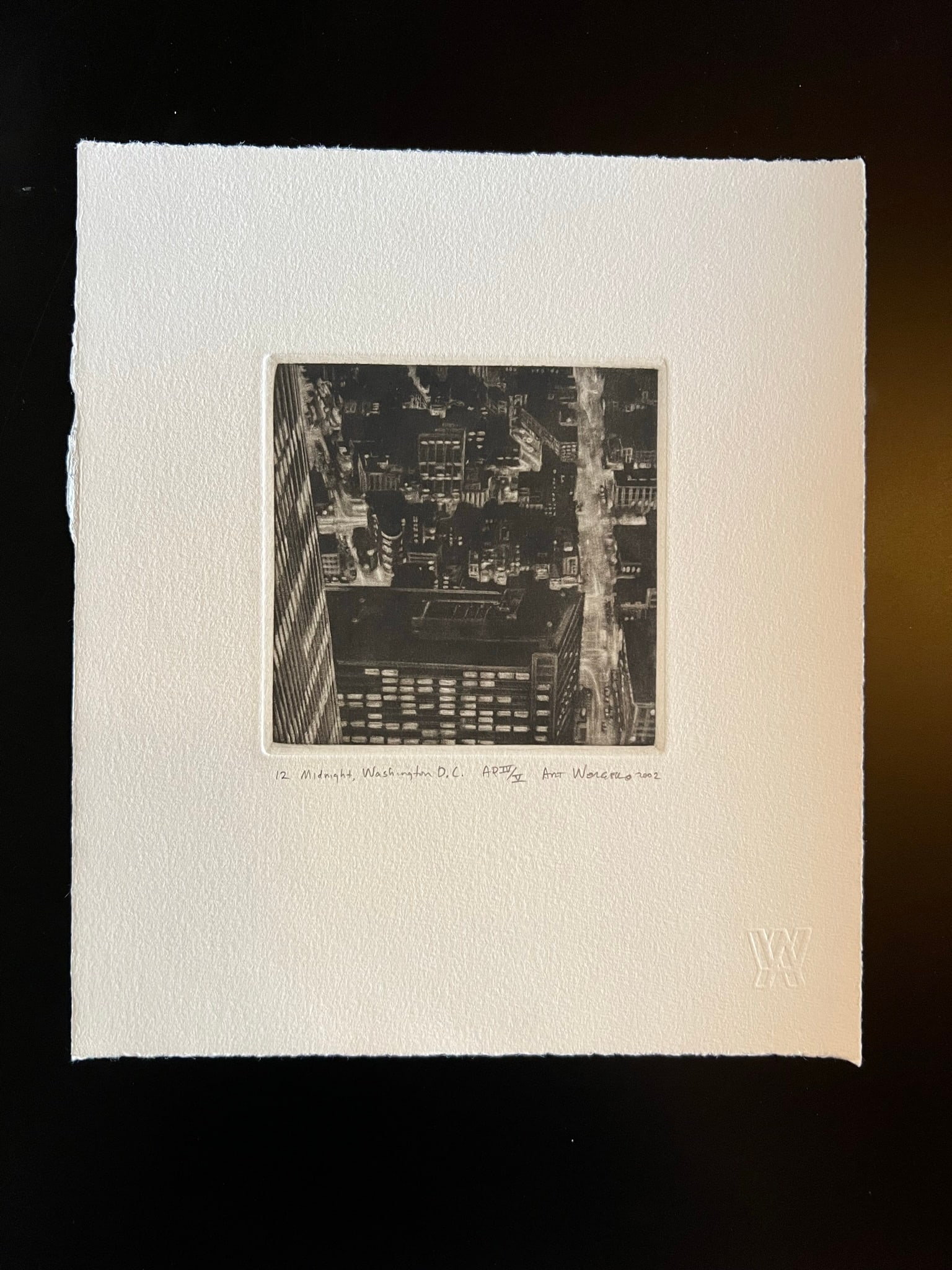 Art Werger (1955-) Mezzotint (1 of 3)