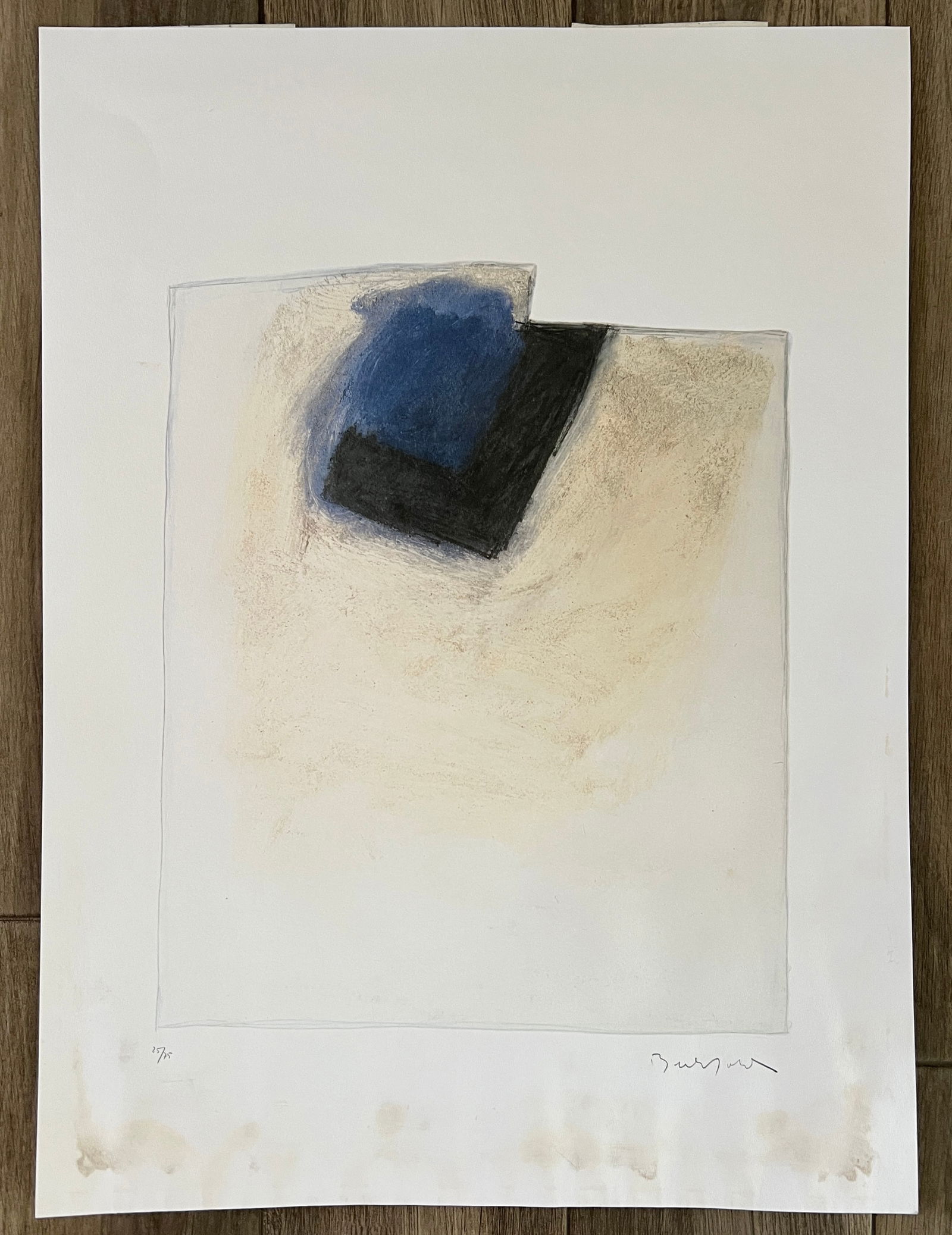 Erwin Bechtold (German)1925-2022 Abstract Lithograph Signed: Erwin Bechtold (German) 1925-2022 Untitled (85-33) Year: 1985 Lithograph Abstract. Signed lower right . Numbered 25 / 75. Bechtold was a key figure in Catalan Informalism and Contemporary Spanish pain