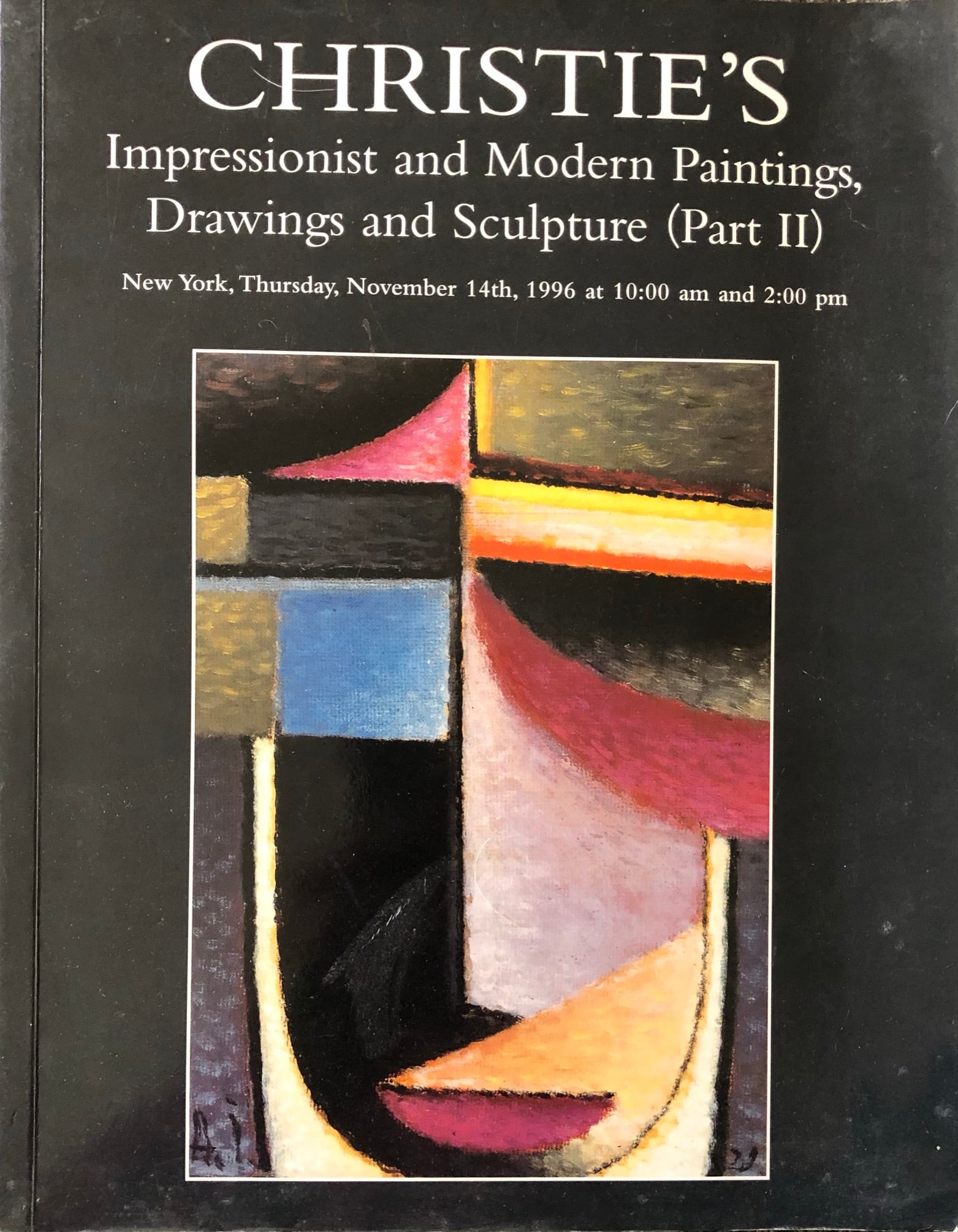 Christies Catalog 1996 (1 of 2)