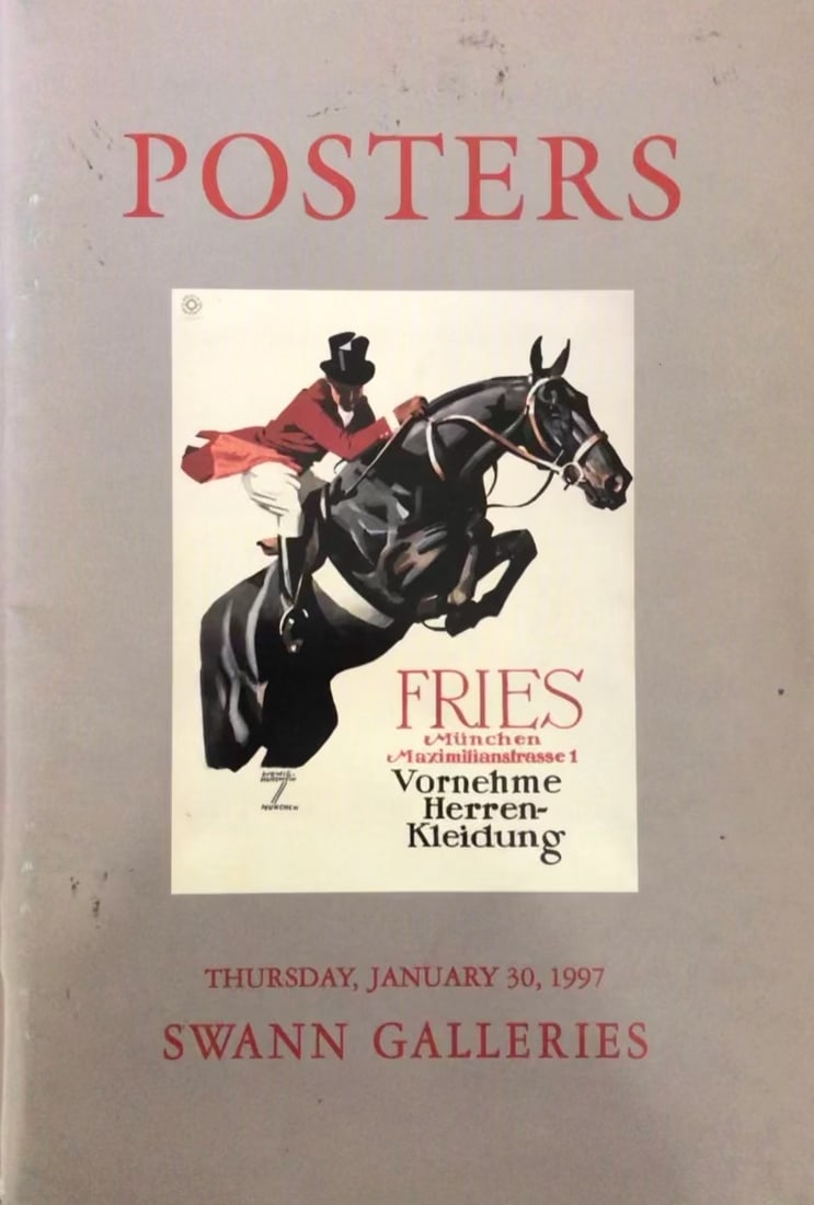 Posters Swann Galleries Catalog 1997: Posters Swann Galleries Catalog Jan 30, 1997