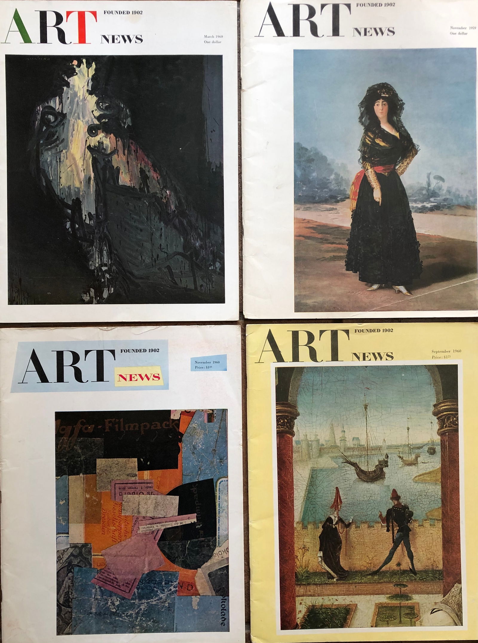 Art News Magazine - 4 issues from 1959-1960, Published (1 of 5)