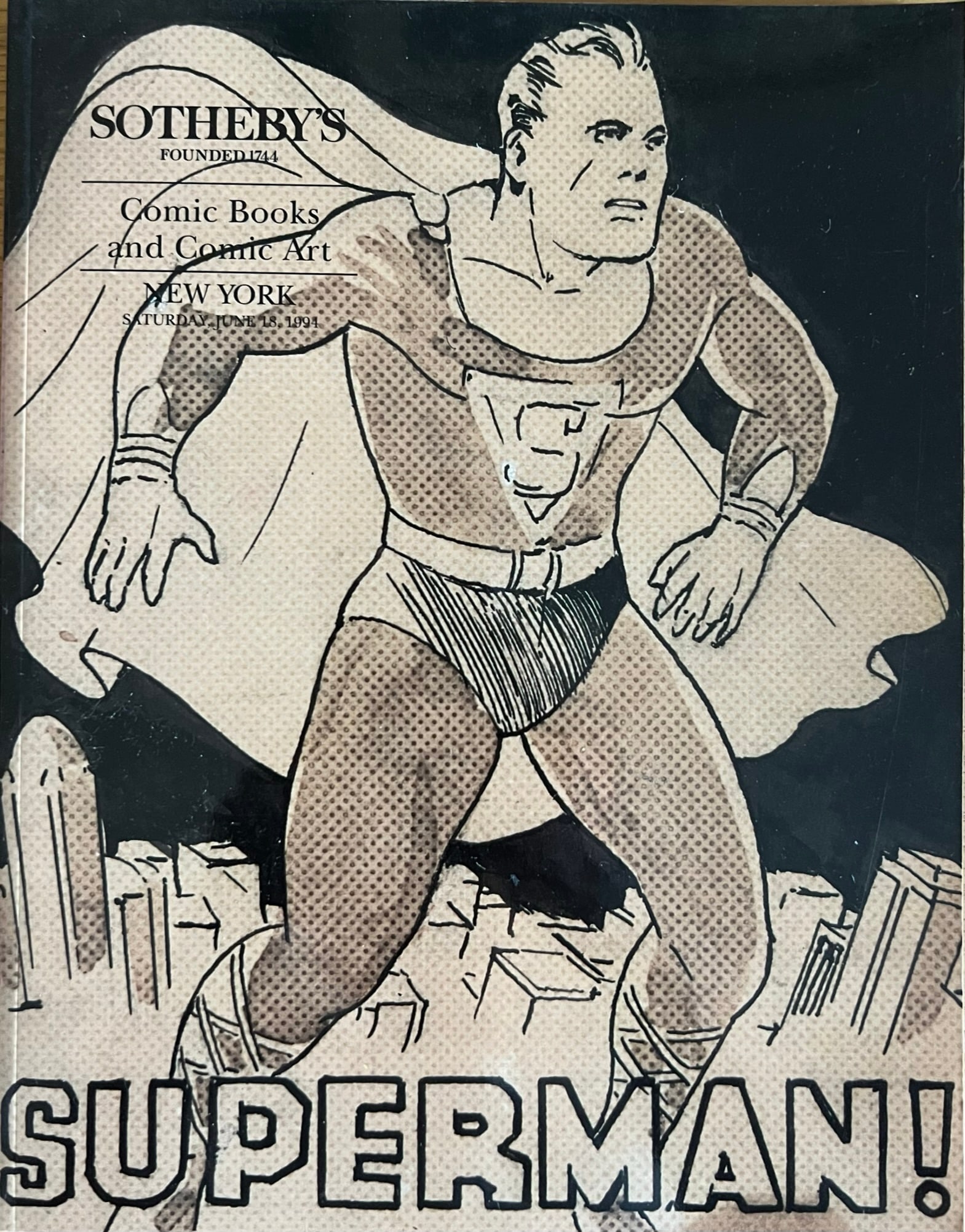 Sotheby's Comic Books and Art 1994 (1 of 7)