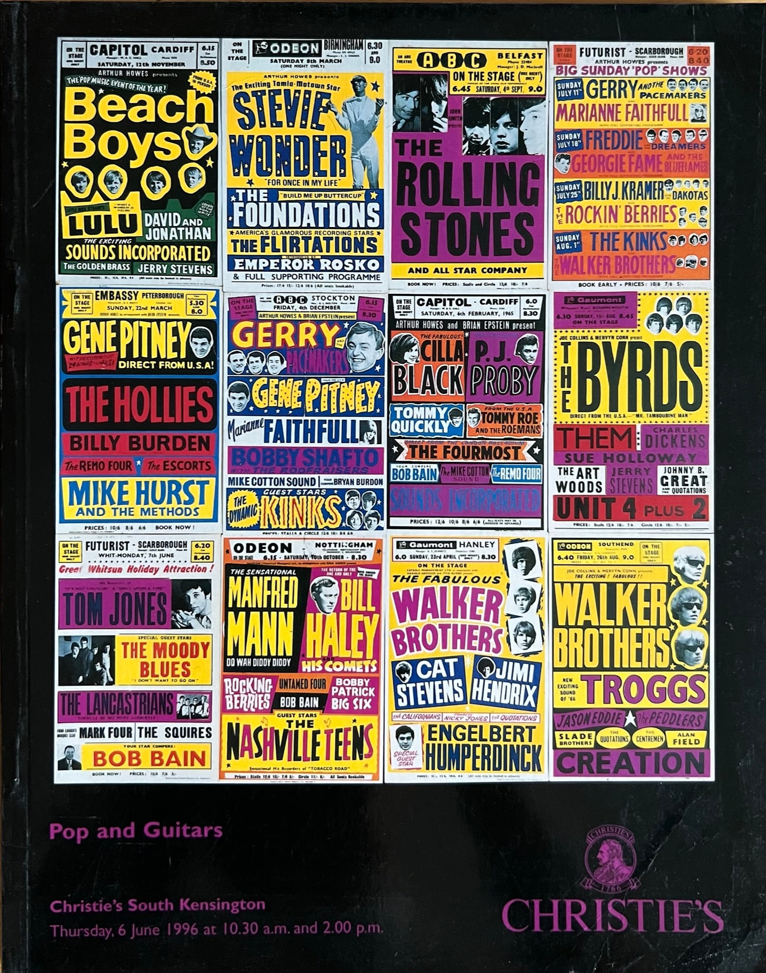 Christies Pop and Guitars 1996: Christies catalog - Pop and Guitars 6/6/96