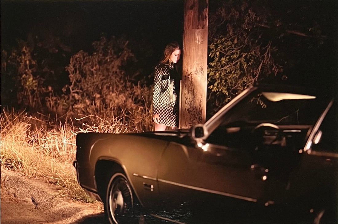 Rene & Radka Limited Edition AP print -Lady at night by her car: Rena & Radka (Rene Hallen - Germany / Radka Leitmeritz -Czech Rep) Limited Edition proof. Lady at night by her car. Exhibitions in Paris, Slovakia, Italy, NY. 2010 National Museum of Photography in Fl
