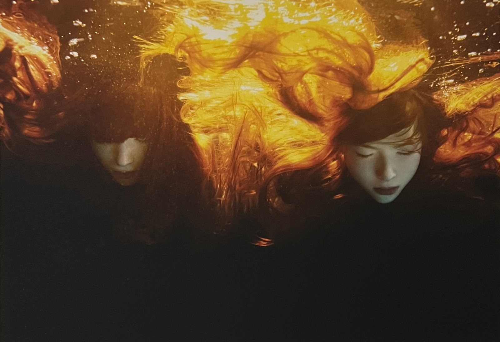 Rene & Radka Limited Edition AP print - underwater in Paris series - two redheads underwater: Rena & Radka (Rene Hallen - Germany / Radka Leitmeritz -Czech Rep) Limited Edition proof. Underwater series-two redheads. Exhibitions in Paris, Slovakia, Italy, NY. 2010 National Museum of Photography