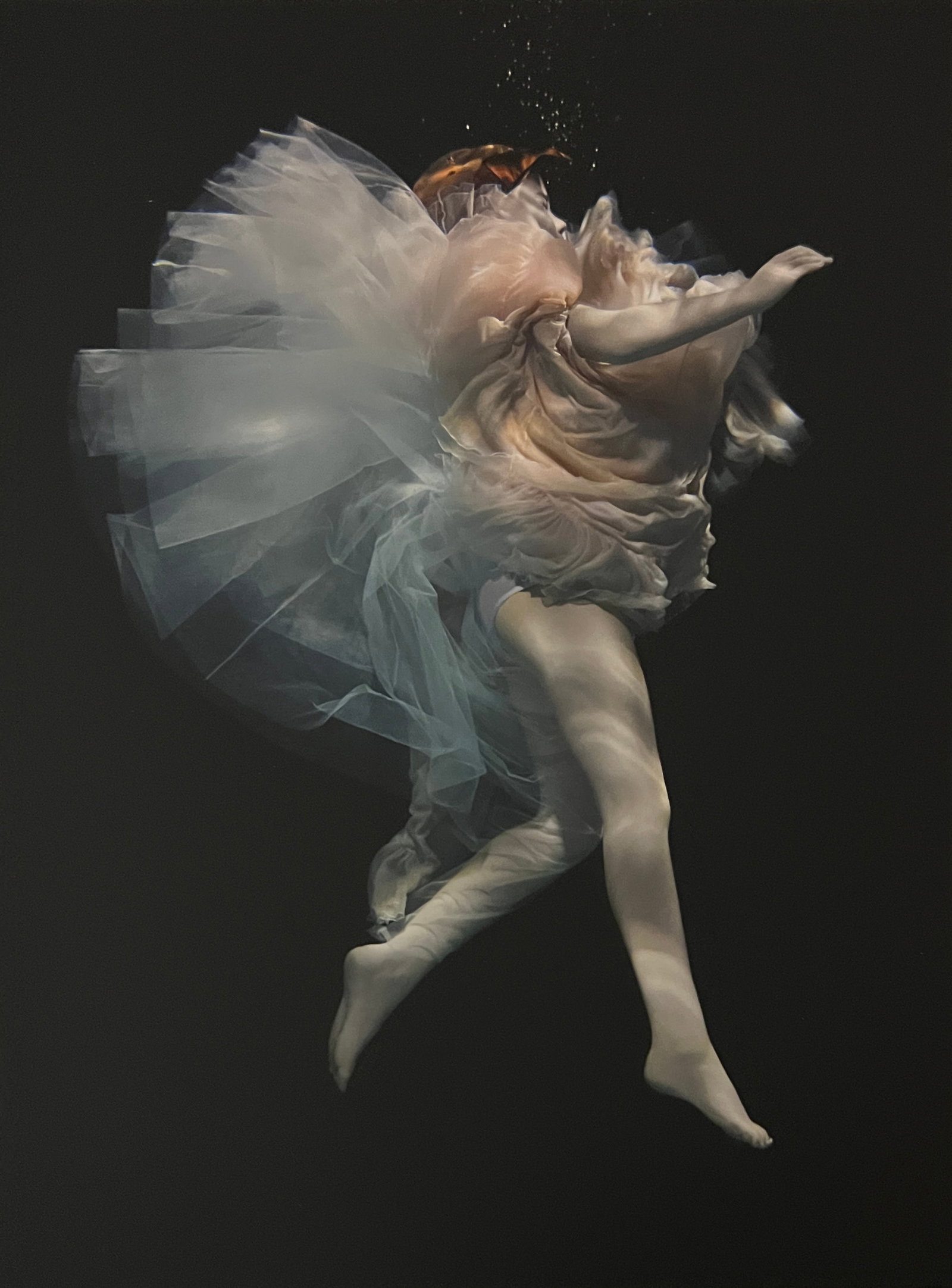 Rene & Radka Limited Edition AP print- Underwater in Paris series- Young ballerina underwater: Rena & Radka (Rene Hallen - Germany / Radka Leitmeritz -Czech Rep) Limited Edition proof. From the renowned " Underwater in Paris Series" :Young ballerina underwater. Exhibitions in Paris, Slovakia, I