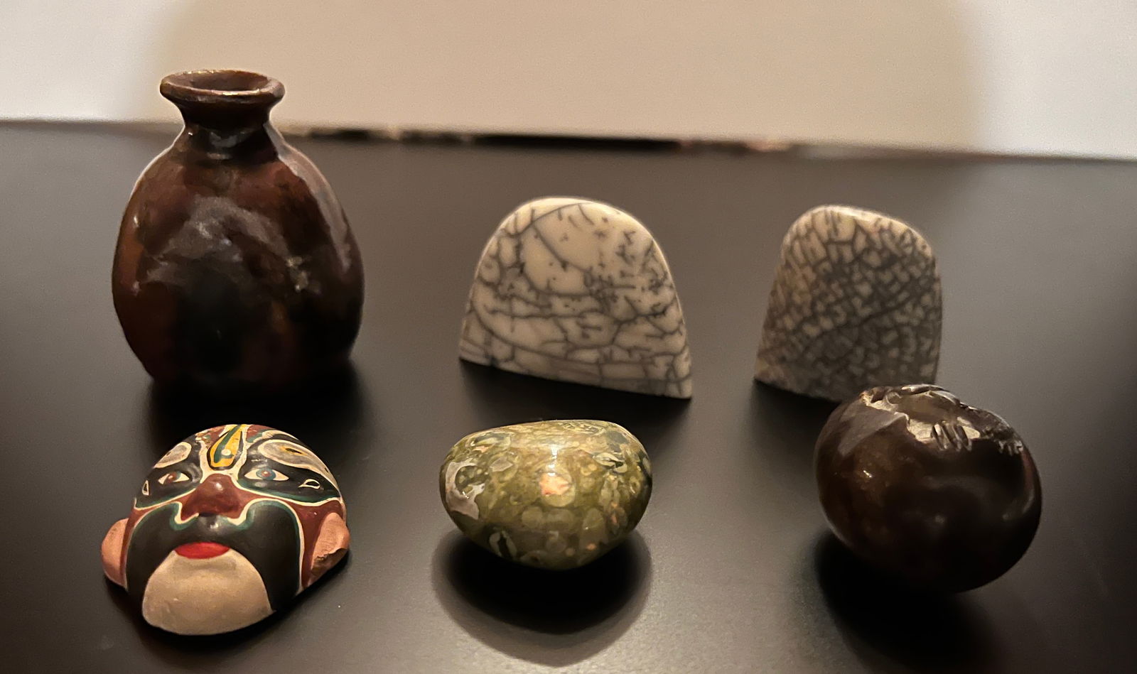 Lot of 6 ceramic + rock (1 of 9)