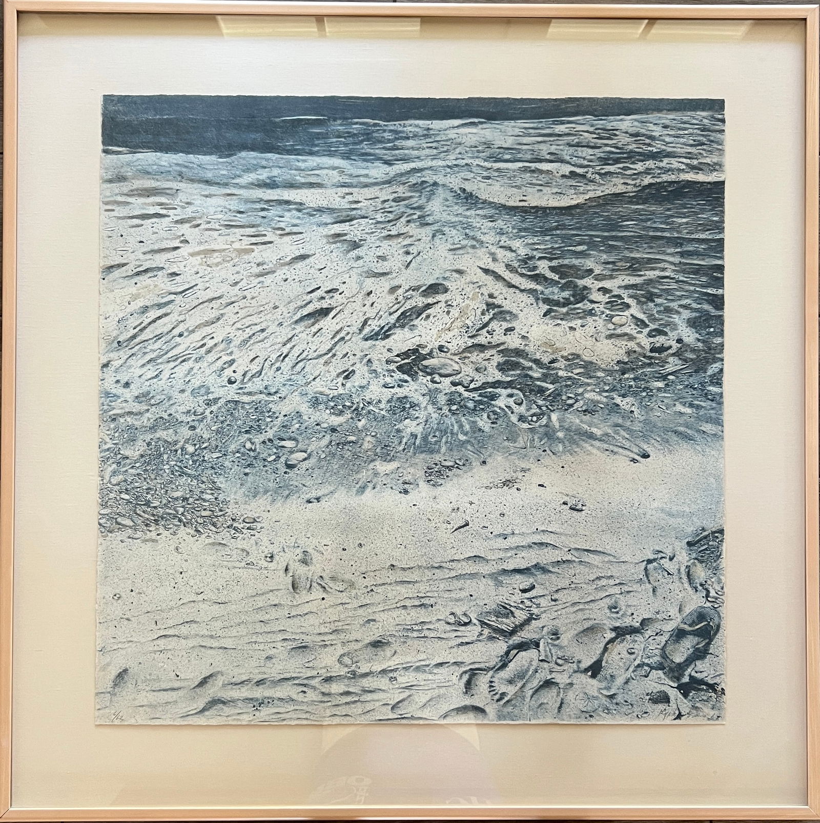 Kyoko Asano ( Tokyo - b.1933-) Lithograph -signed/dated 1987 Was exhibited at Cirrus Gallery. (1 of 4)