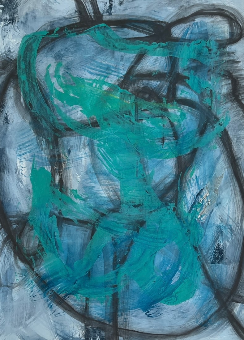 Contemporary Painting signed - 2