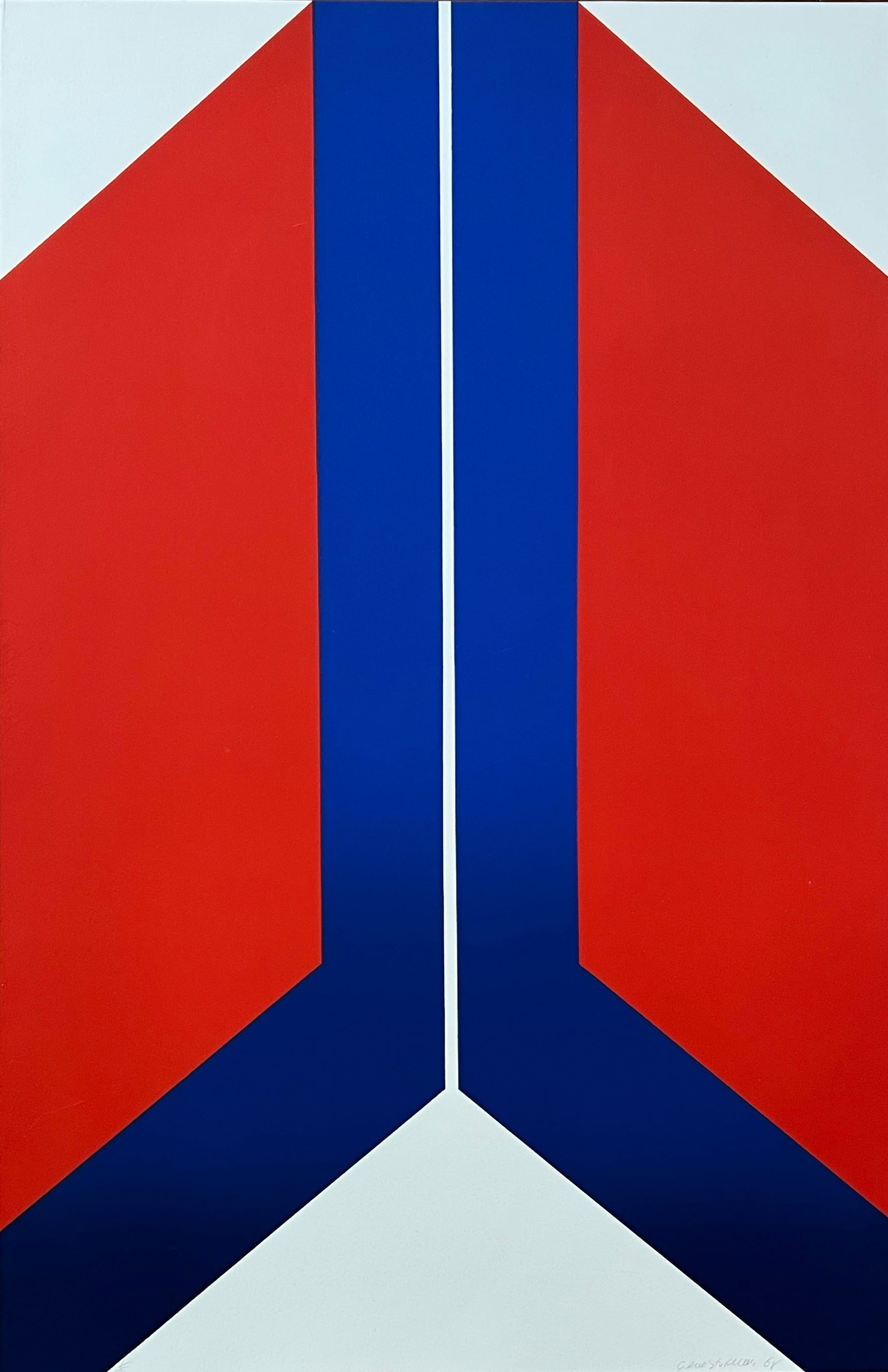 Eugene Sturman (b.1945) Mid Century -Signed: Eugene Sturman (b. 1945-) Edition 2/ 10 (very small edition) - Signed Lower Right. Dated 1968. Dimension 19x19. Acquired direct from artist. Printed Tamarind. Born in NY and based in CA. BFA from Alfr