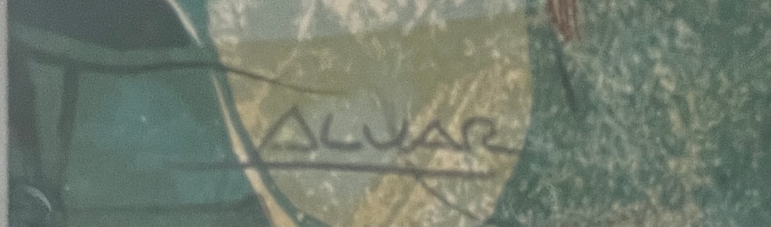 Alvar - Color Litho-Signed - 2