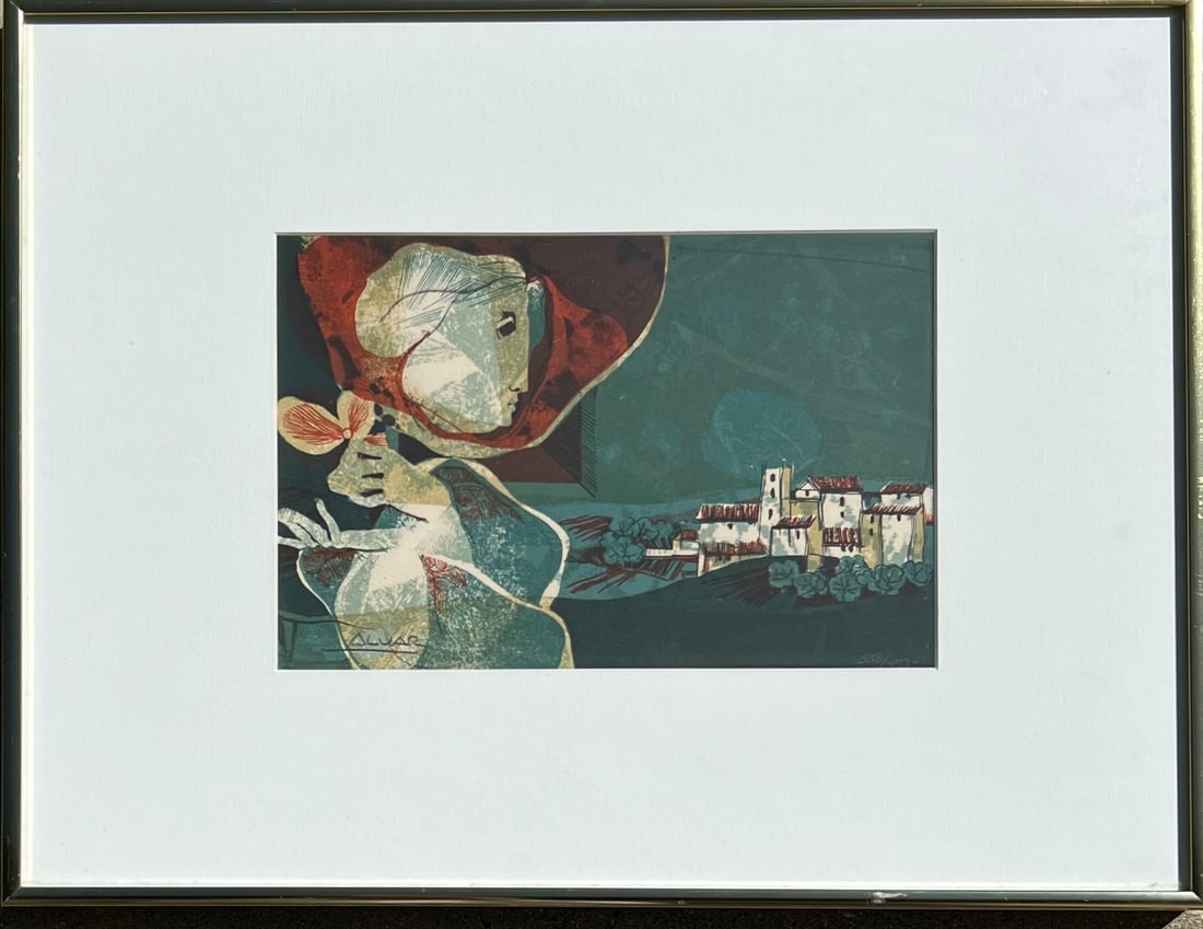 Alvar - Color Litho-Signed - 3