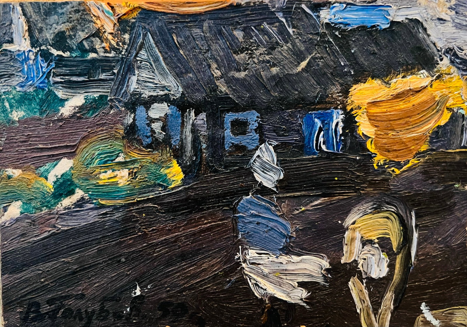 Vasily Golubev Oil Painting (Russian 1925-1985) (1 of 2)