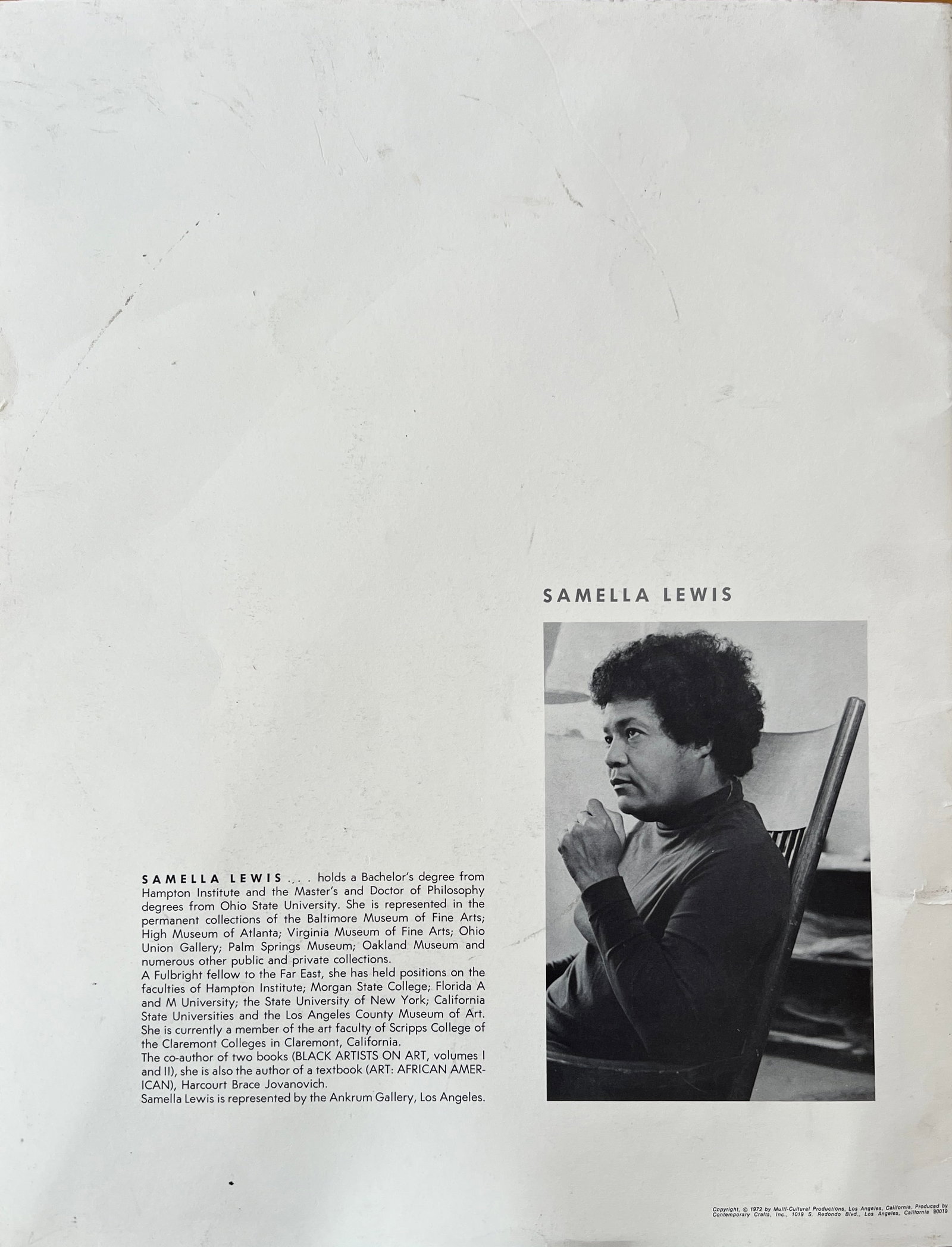 Samella Lewis - Portfolio 1972 - 8