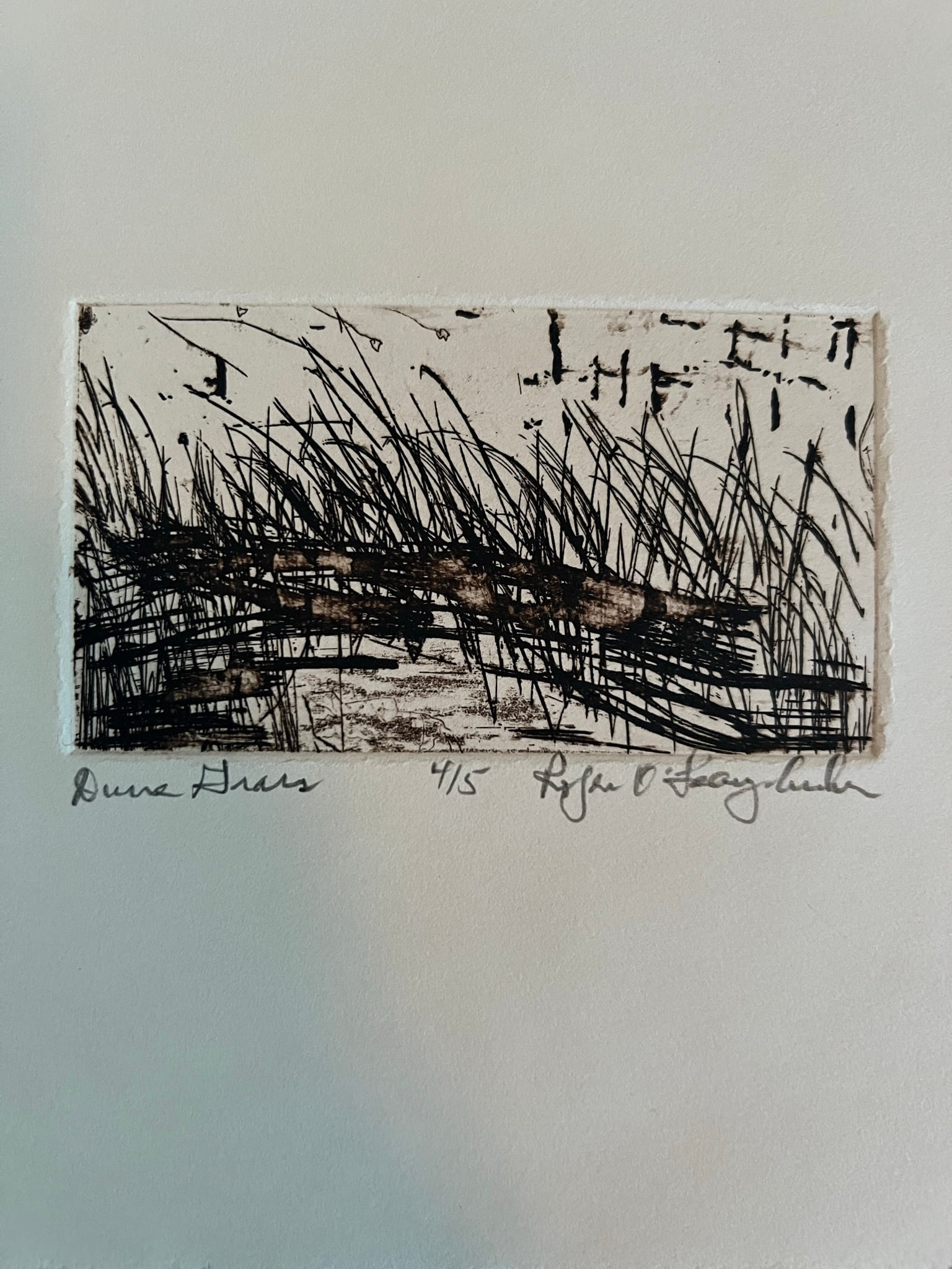 Roger O'leary Archer (1947-2021) Etching signed/ dated - 2