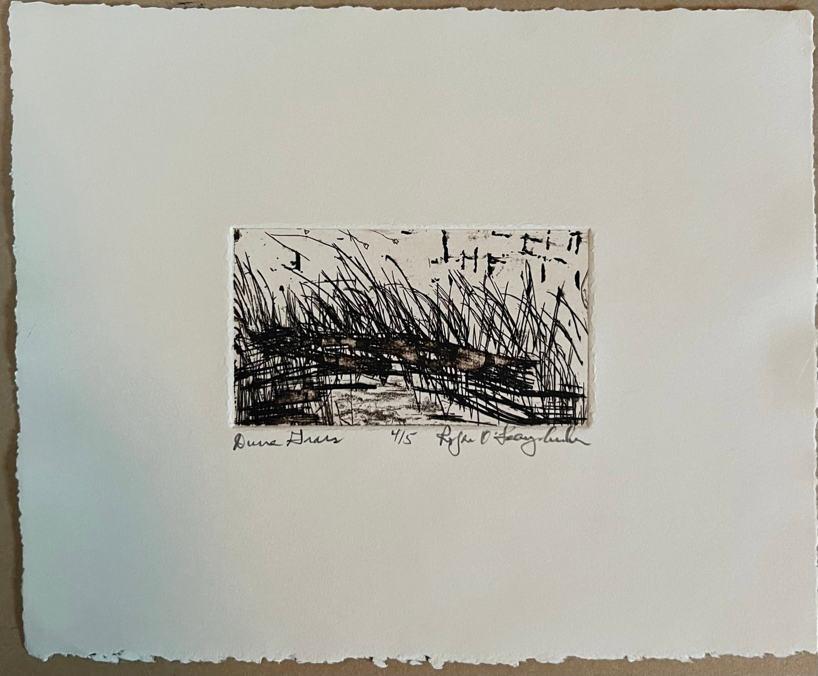Roger O'leary Archer (1947-2021) Etching signed/ dated - 4