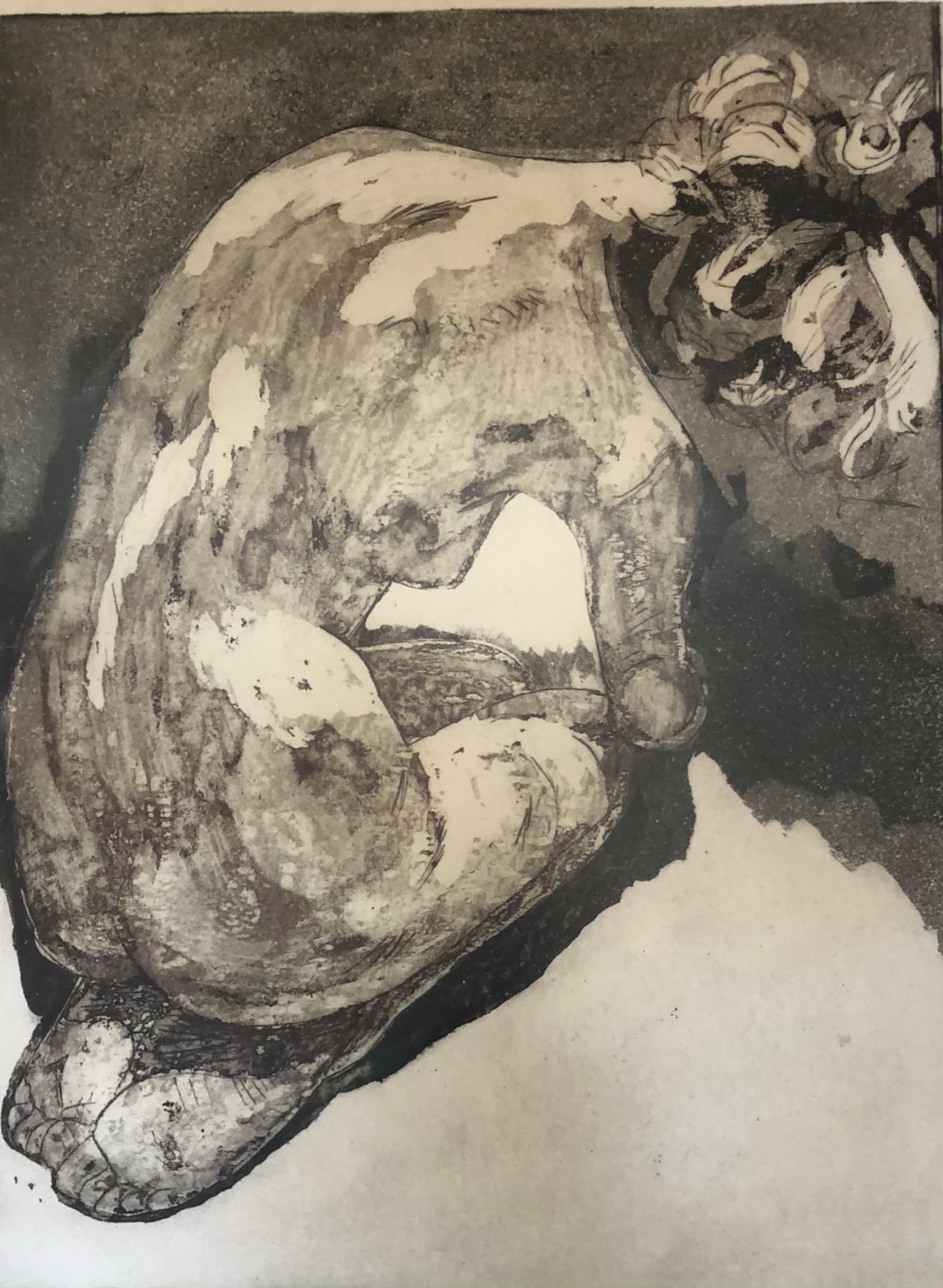 Trugard - nude lithograph - 2