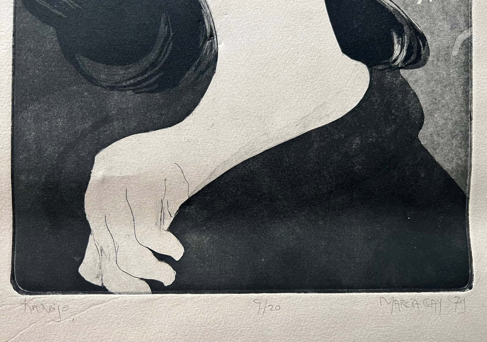 Marcia Clay- Etching - signed - 3