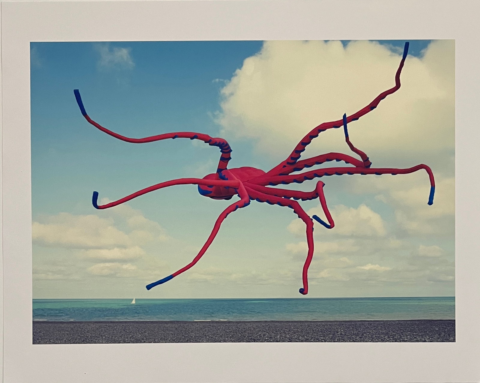 Rene & Radka - photograph - spider over the ocean: Rena & Radka (Rene Hallen - Germany / Radka Leitmeritz -Czech Rep) Limited Edition proof. Spider over the Ocean. Exhibitions in Paris, Slovakia, Italy, NY. 2010 National Museum of Photography in