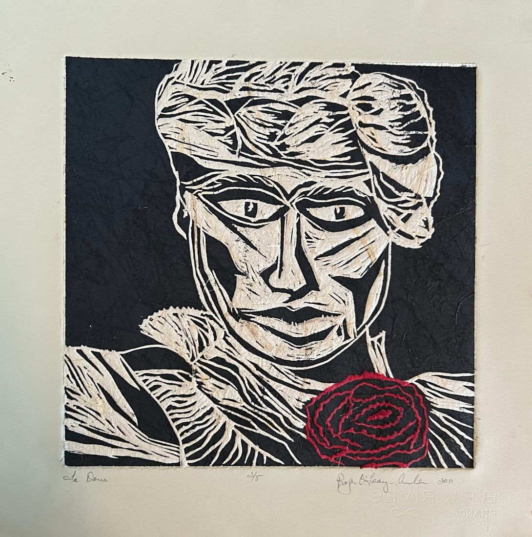 Rober O' Leary Archer (1947-2021) Woodblock Signed (1 of 4)