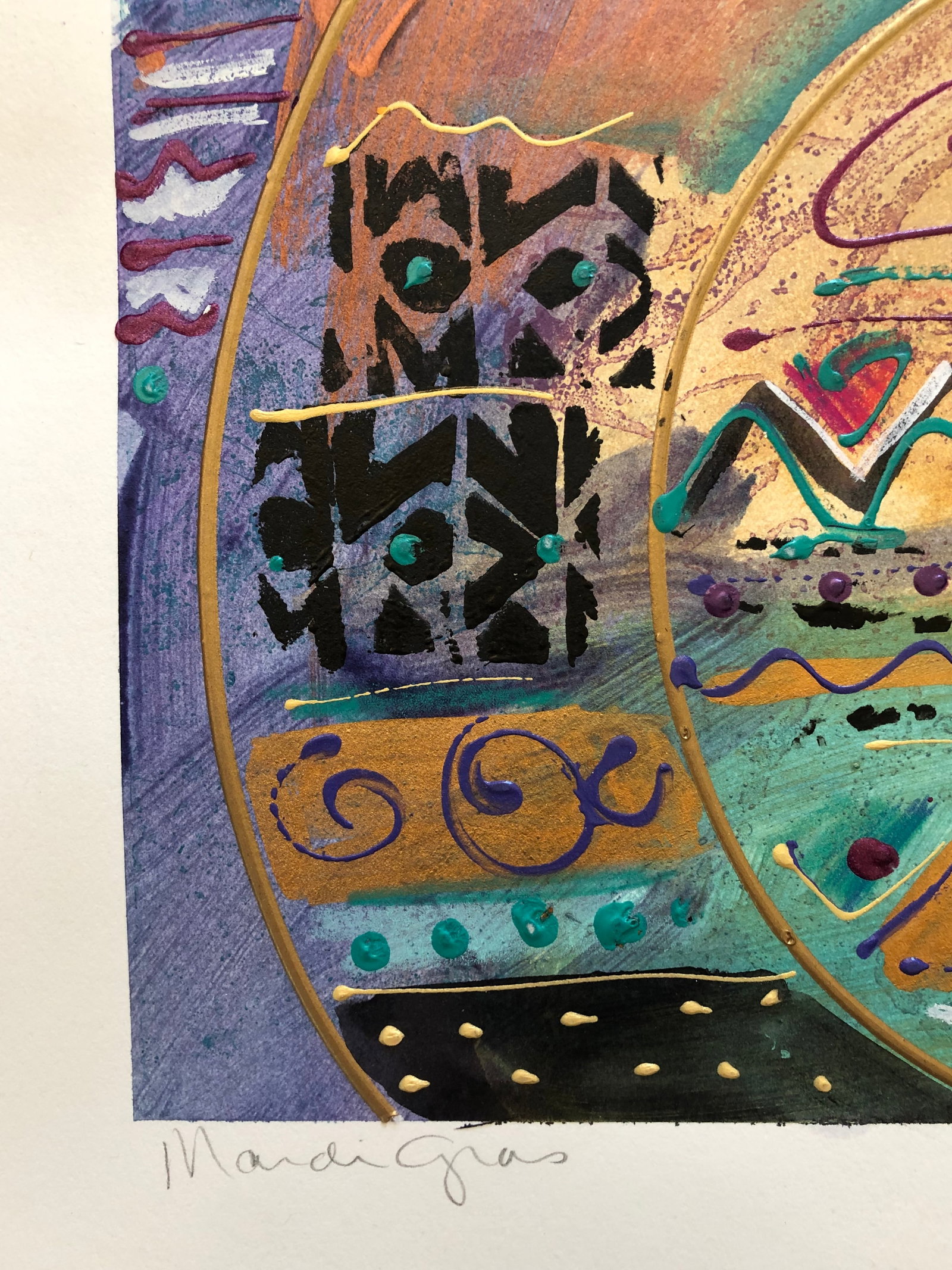 Jo Webster- Mix Medium Painting - 3