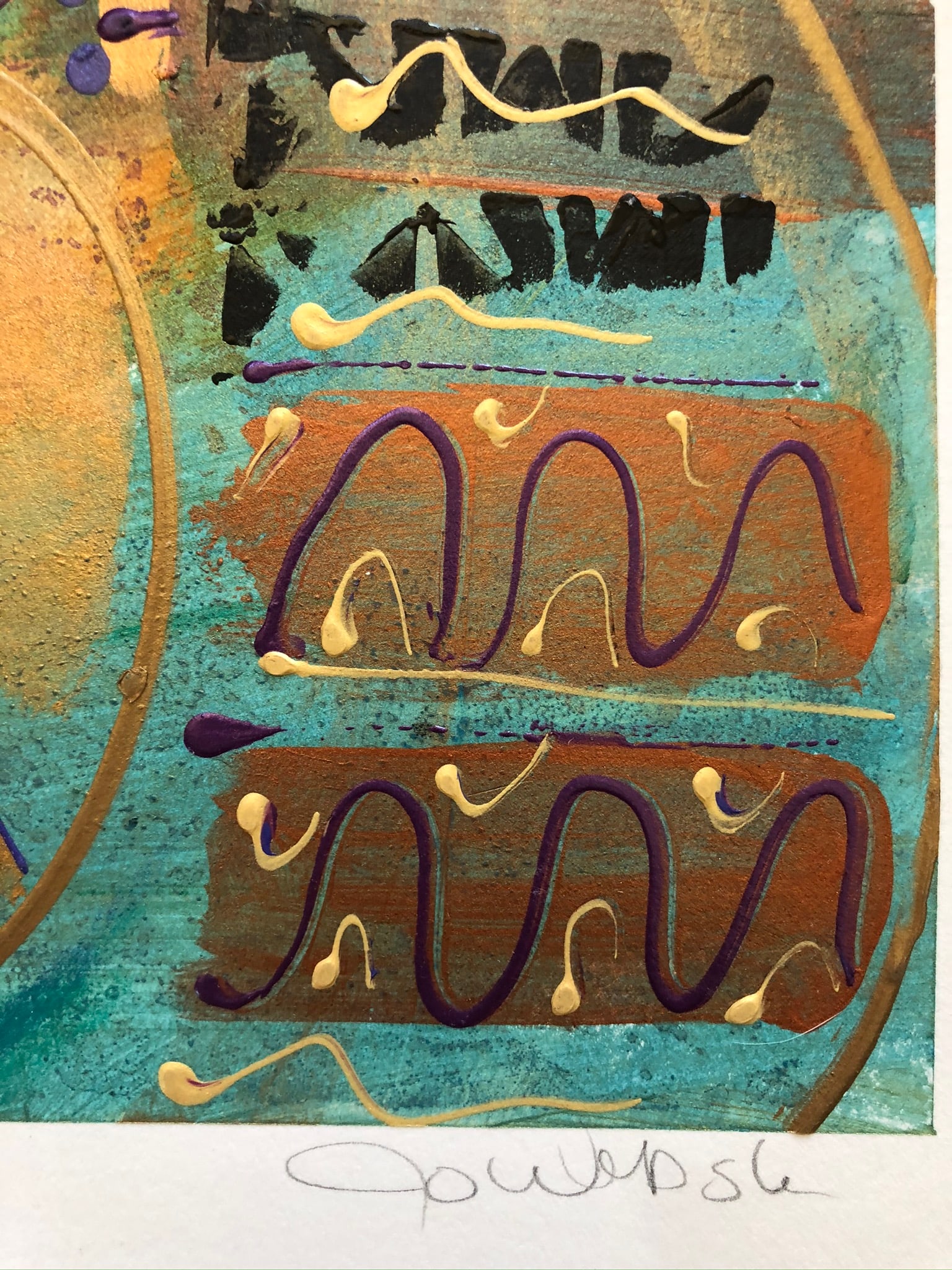 Jo Webster- Mix Medium Painting - 4
