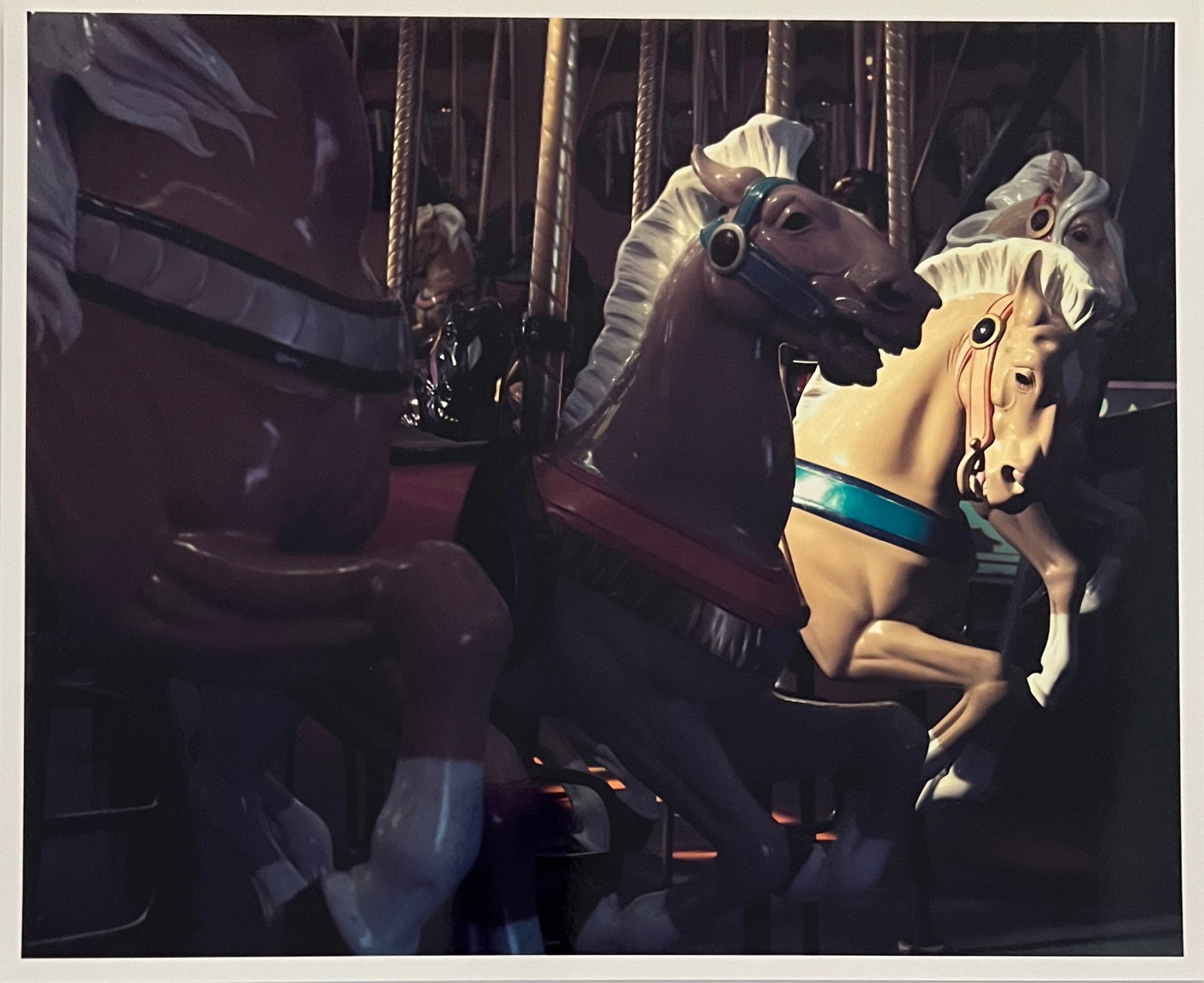 Rene & Radka - Photograph - Carousel Horses: Rena & Radka (Rene Hallen - Germany / Radka Leitmeritz -Czech Rep) Limited Edition proof. Carousel Horses. Exhibitions in Paris, Slovakia, Italy, NY. 2010 National Museum of Photography in Florence