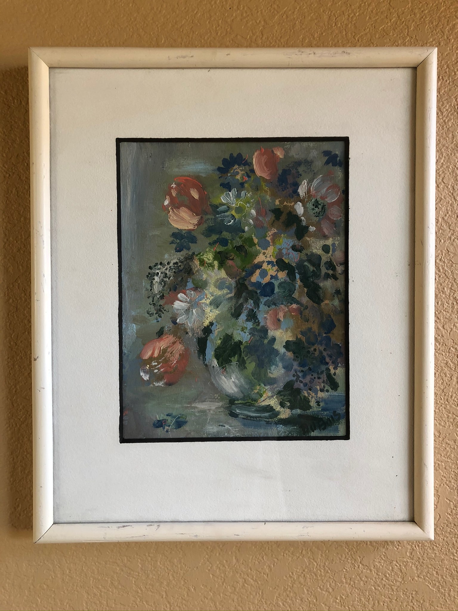 Dubois- Painting on board: Painting on board. Signed lower right. Frame : 18 x 14 3/4" Sight 10 3/4 x 8 1/4"
