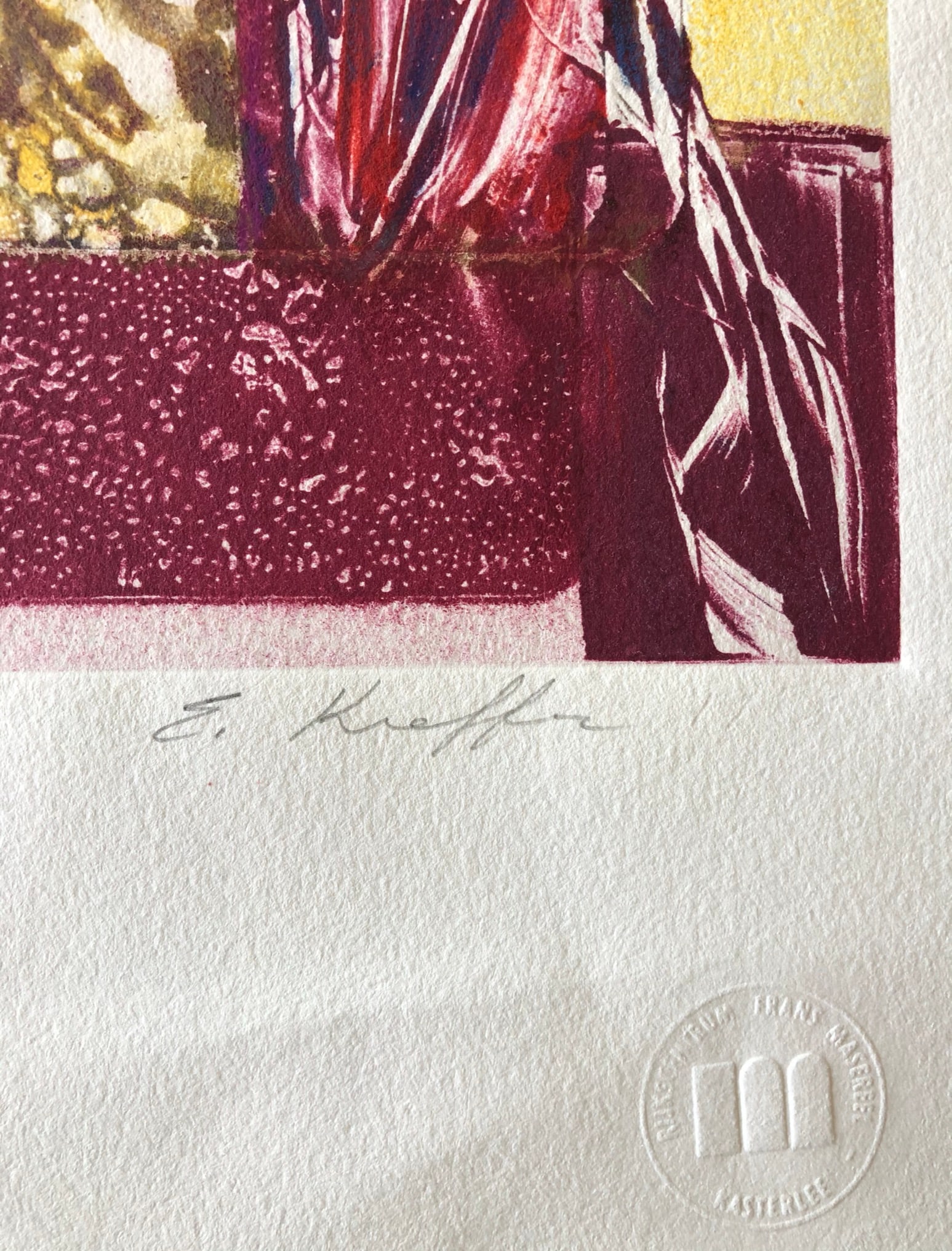 Ellen Kieffer- monoprint - 3