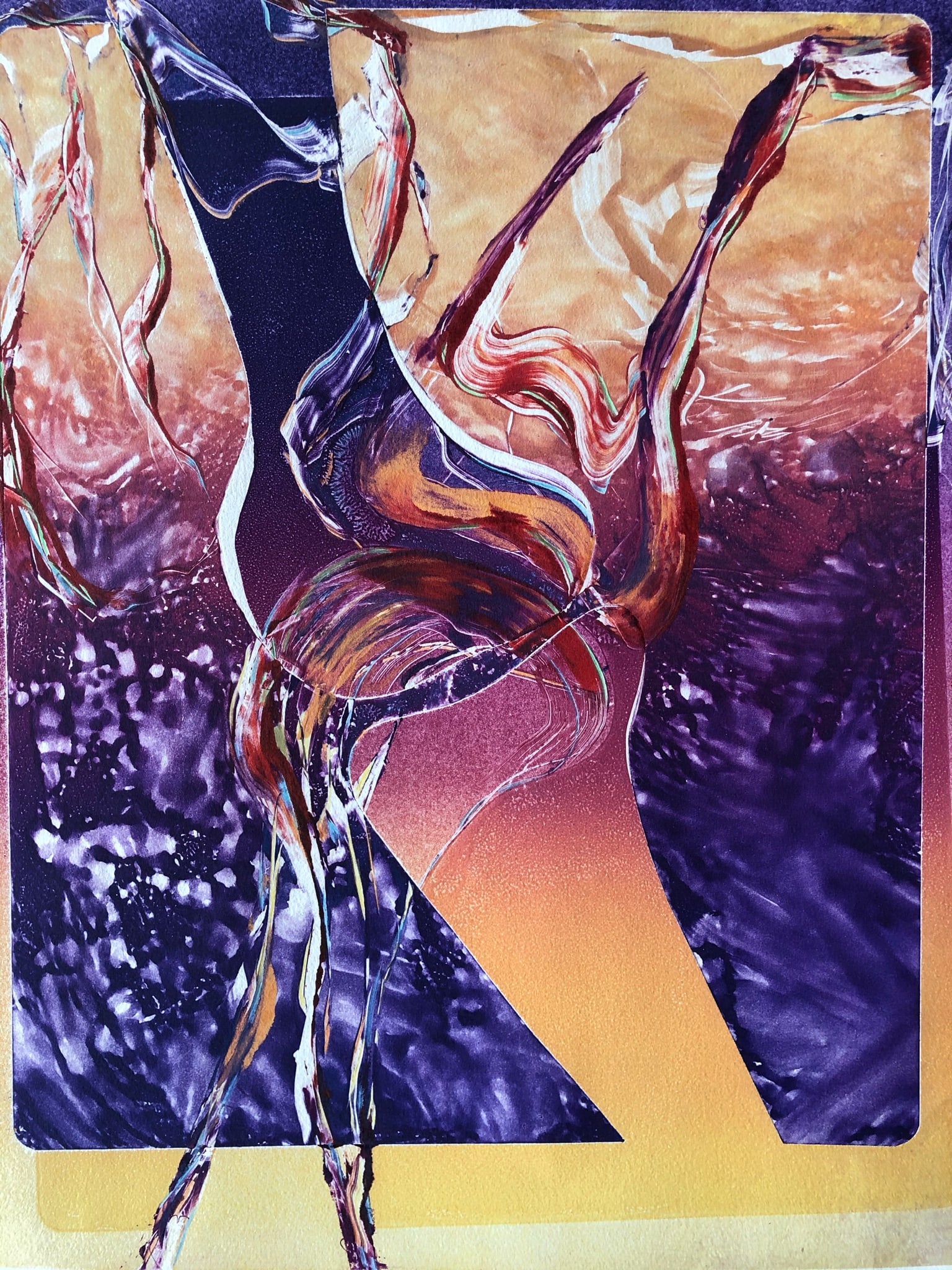 Ellen Kieffer- Monoprint - 2