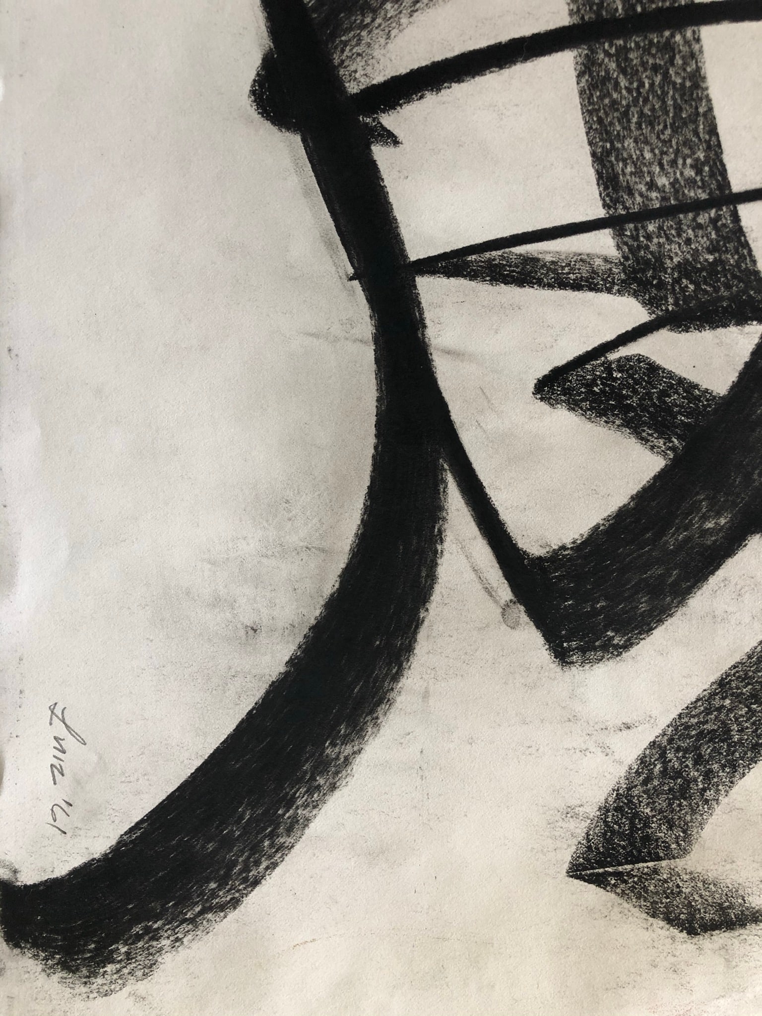 Luiz- Mid Century Abstract- signed - 3