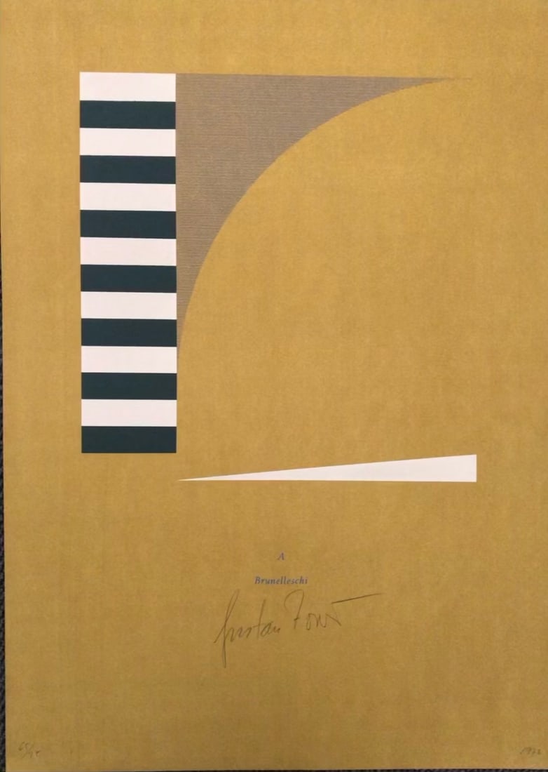 Gustavo Torner (b. 1925) 1972 Lithograph Signed: Gustavo Torner (b. 1925) Lithograph from the series " Serie Sur Geometries " year : 1972 signed, titled and dated. On board. Edition total : 75 (other lithos listed) He is one of the greatest