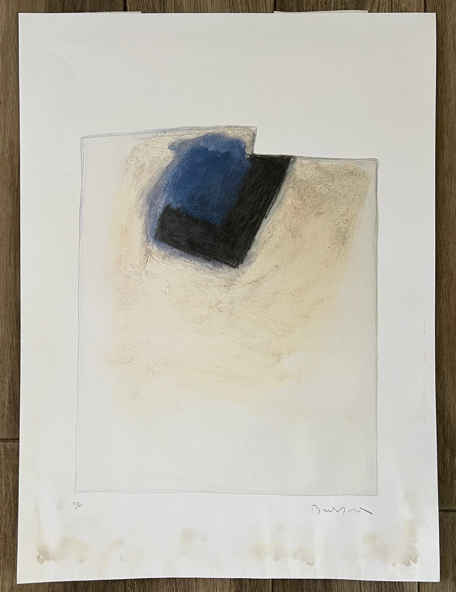 Erwin Bechtold (German)1925-2022 Abstract Lithograph Signed: Erwin Bechtold (German) 1925-2022 Untitled (85-33) Year: 1985 Lithograph Abstract. Signed lower right . Numbered 25 / 75. Bechtold was a key figure in Catalan Informalism and Contemporary Spanish