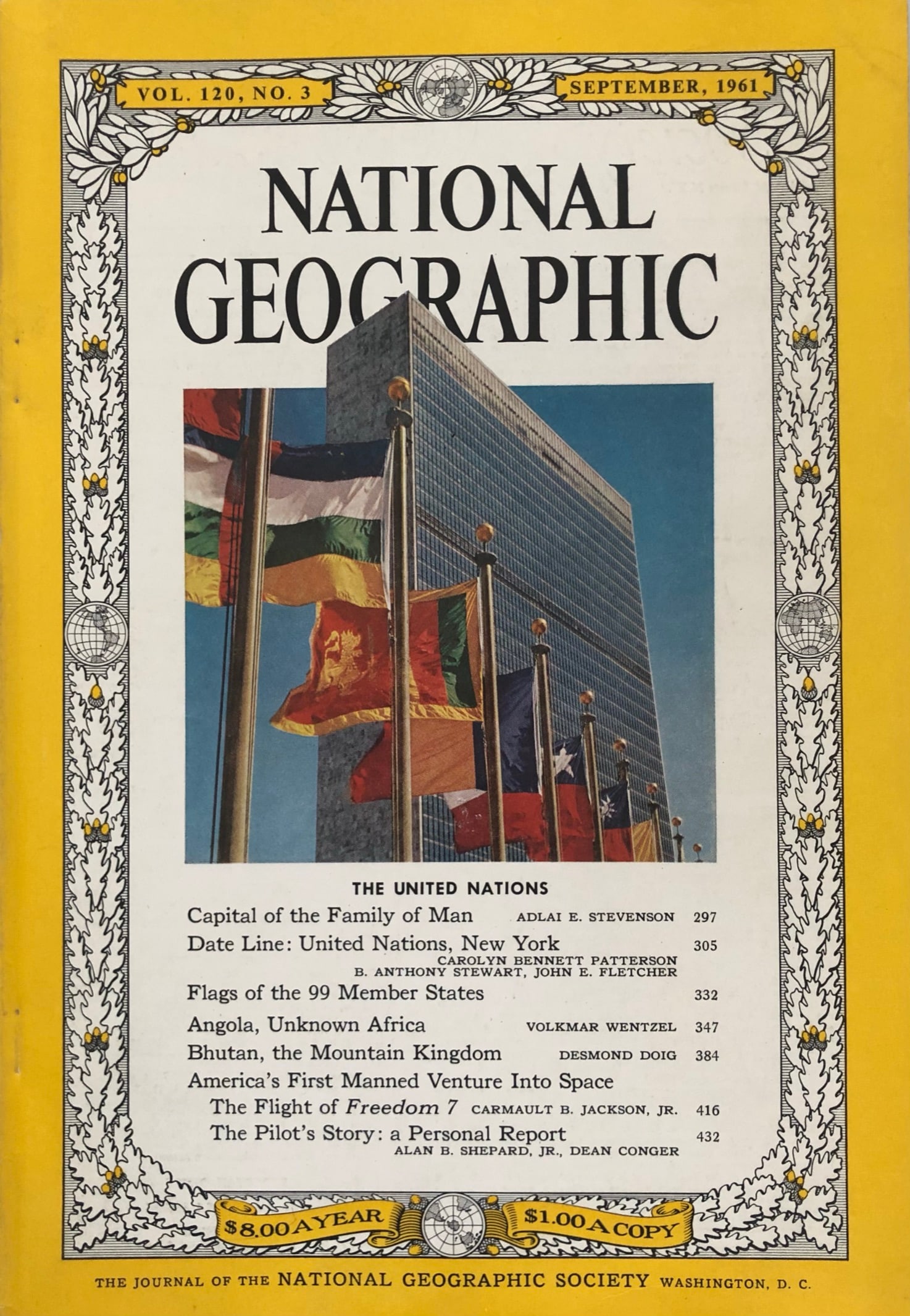 National Geographic September 1961: National Geographic - September 1961 120 No 3