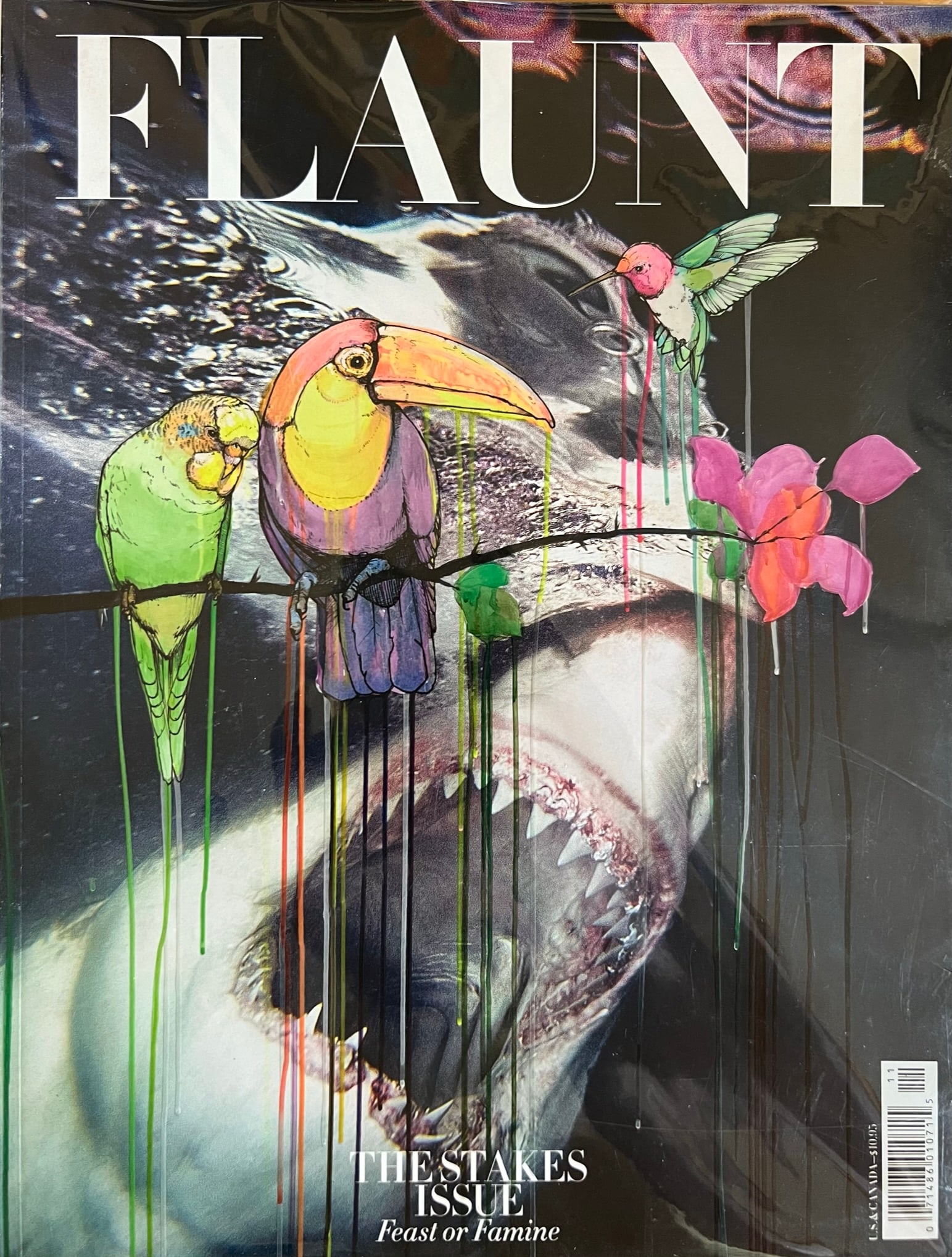 FLAUNT -#130 Iconic Fashion Magazine: FLAUNT # 130 The Stakes Issue - Feast or Famine - Mens Fall 2013 Fashion - Daniel Radcliffe, Dane Dehaan Dez Bryant - Flaunt is an American satirical fashion and culture magazine based in Los