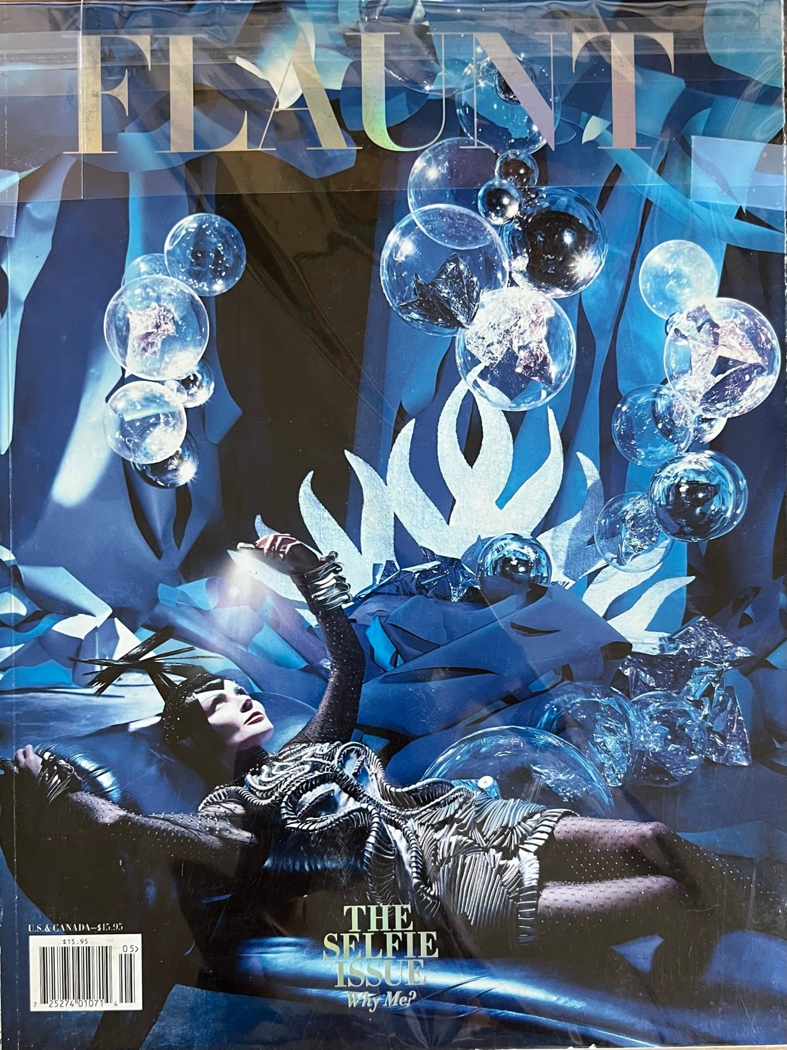FLAUNT # 135-15th Anniversary 262 Pages- Iconic Fashion Magazine: FLAUNT # 135 - 15th Anniversary Edition -The Selfie Issue - Why Me ? 15th ANNIVERSARY EDITION - featuring Garrett Hedlund, Kirsten Dunst, Marc Marquez, Kim Basinger, Mads Mikkelsen, Daria Werowy,