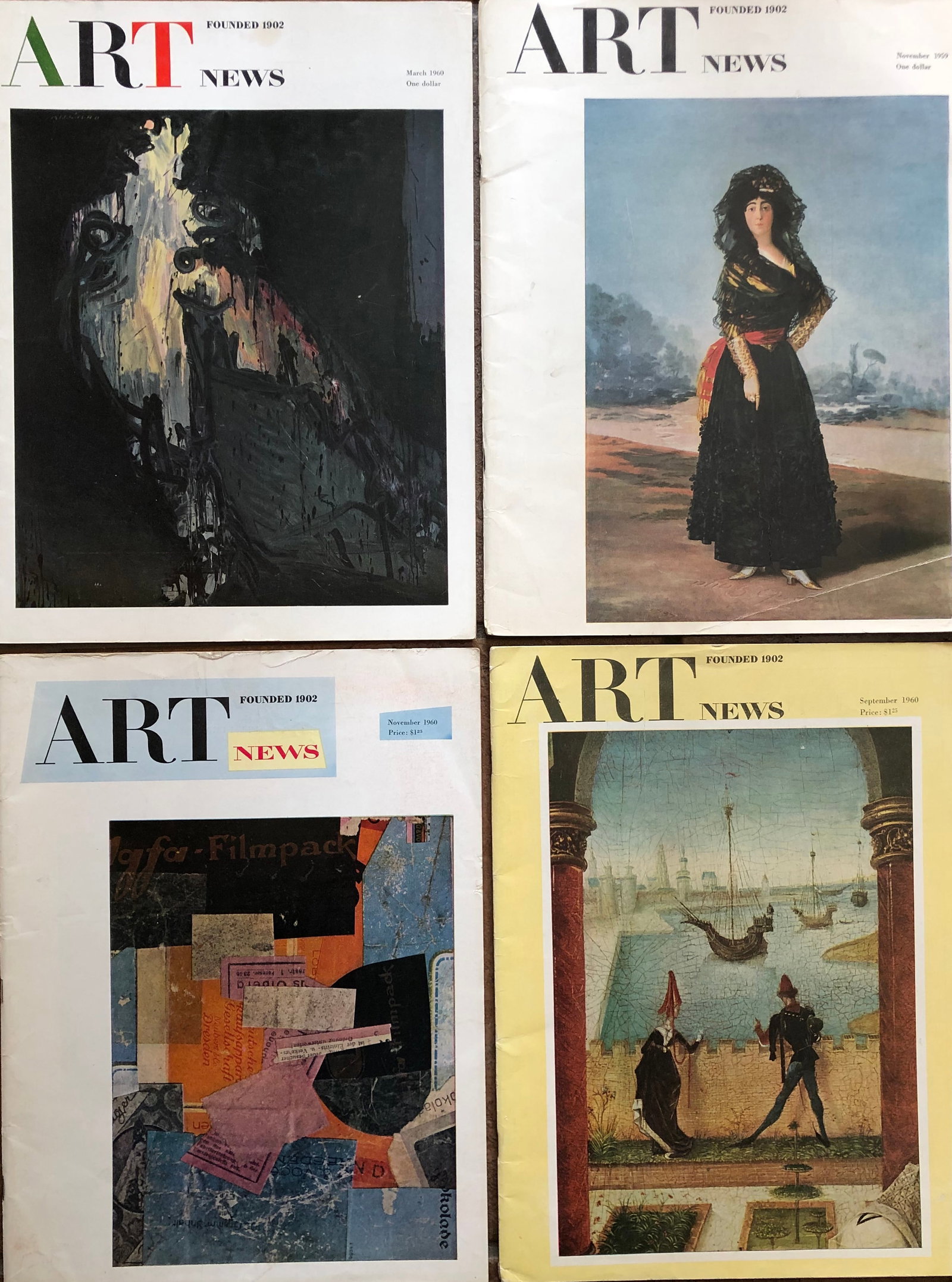 Art News Magazine - 4 issues from 1959-1960, Published: ART News Magazine - 4 issues from 1959 - 1960 Published by Gerald A. Cripps, New York, 1959 Bibliographic Details Title: ART News Magazine - 4 issues from 1959 - 1960 Publisher: Gerald A. Cripps, New 