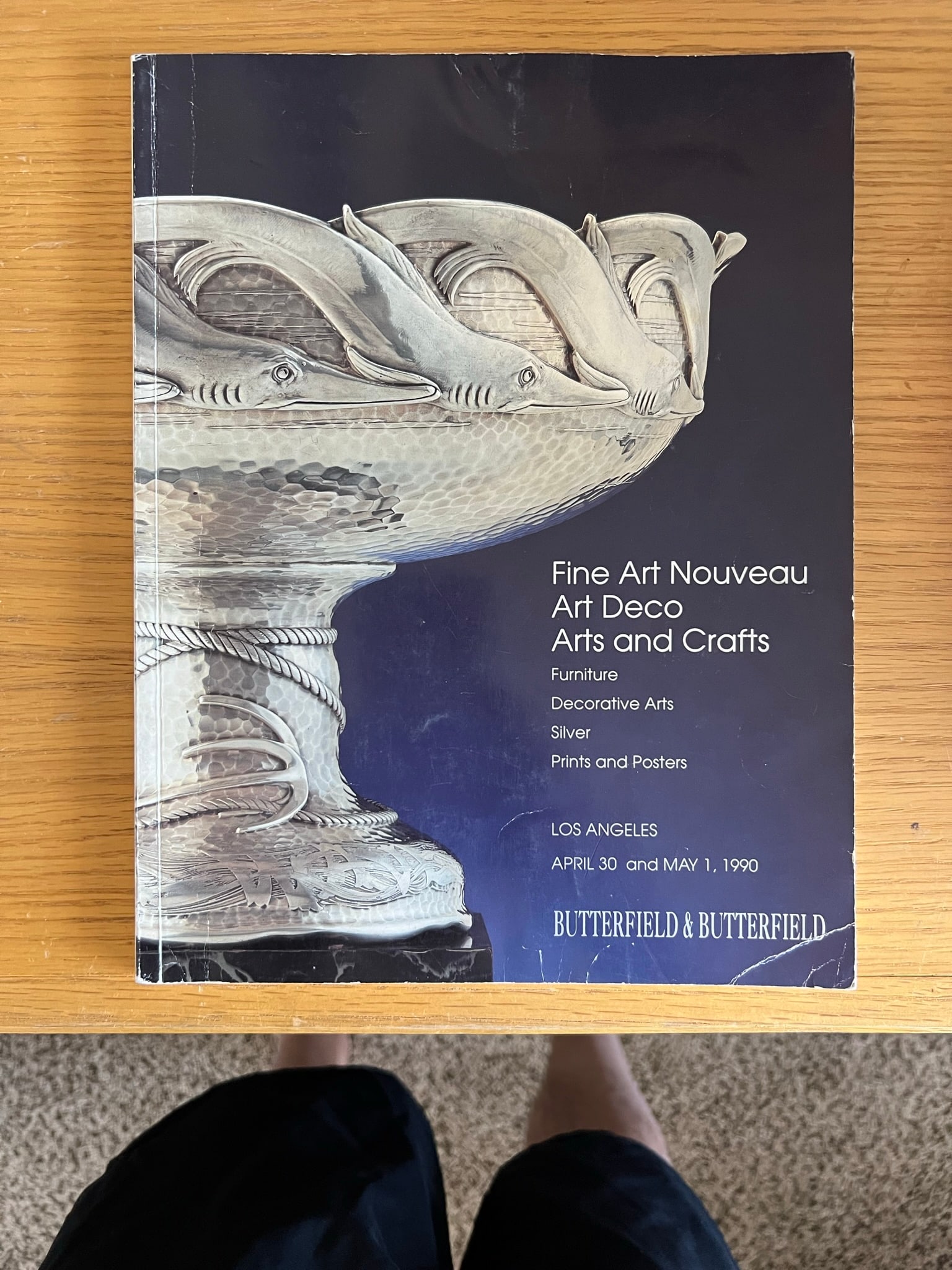 Butterfield and Butterfield catalog 1990 Fine Art: Butterfield and Butterfield Fine Art Noveau, Art Deco and Arts and Crafts LA 4/30 -5/1/90