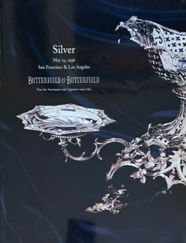Butterfield and ButterfieldCatalog Art Noveau, Deco 1996: Butterfield and Butterfield Catalog - Art Noveau, Art Deco and Art and Crafts. 5/20/96 LA and Silver 5/23/96 Catalog is split in half (Silver one half, Art Noveau other half)