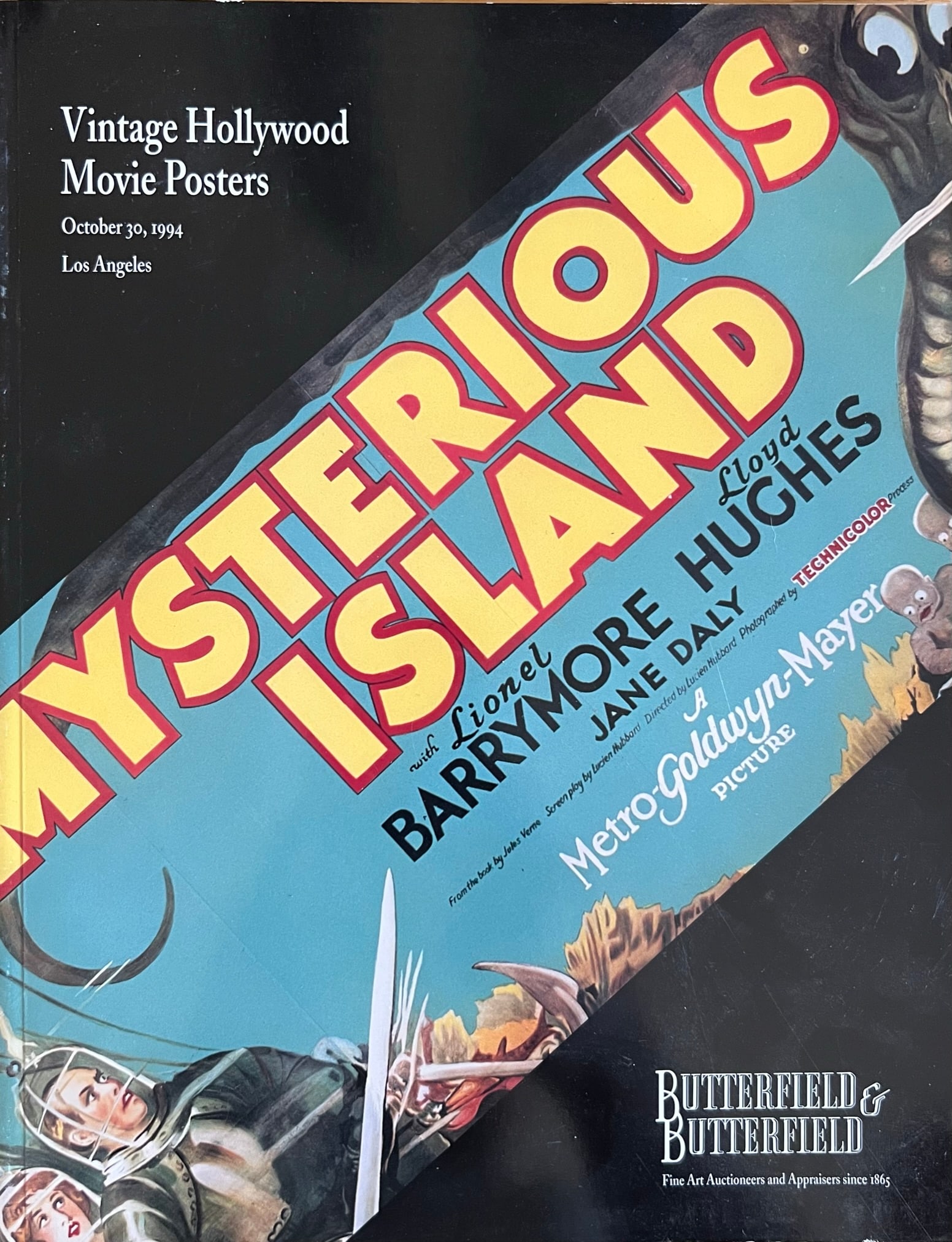 Butterfield and ButterfieldCatalog 1994 Vintage Hollywood Movie Posters: Butterfield and Butterfield Catalog -Vintage Hollywood Movie Posters 10/30/94 LA 102 pages