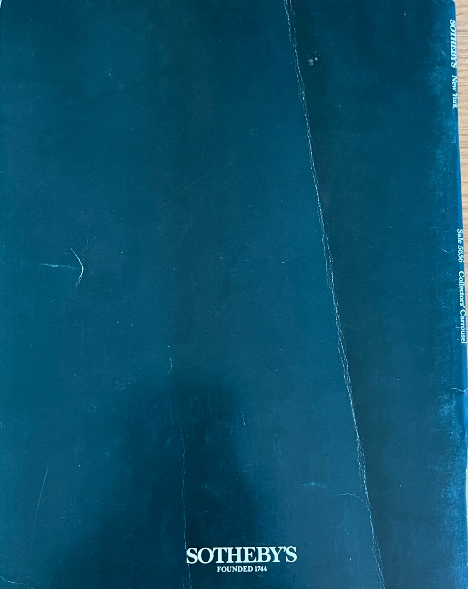 Sotheby's Catalog 1987 - 2